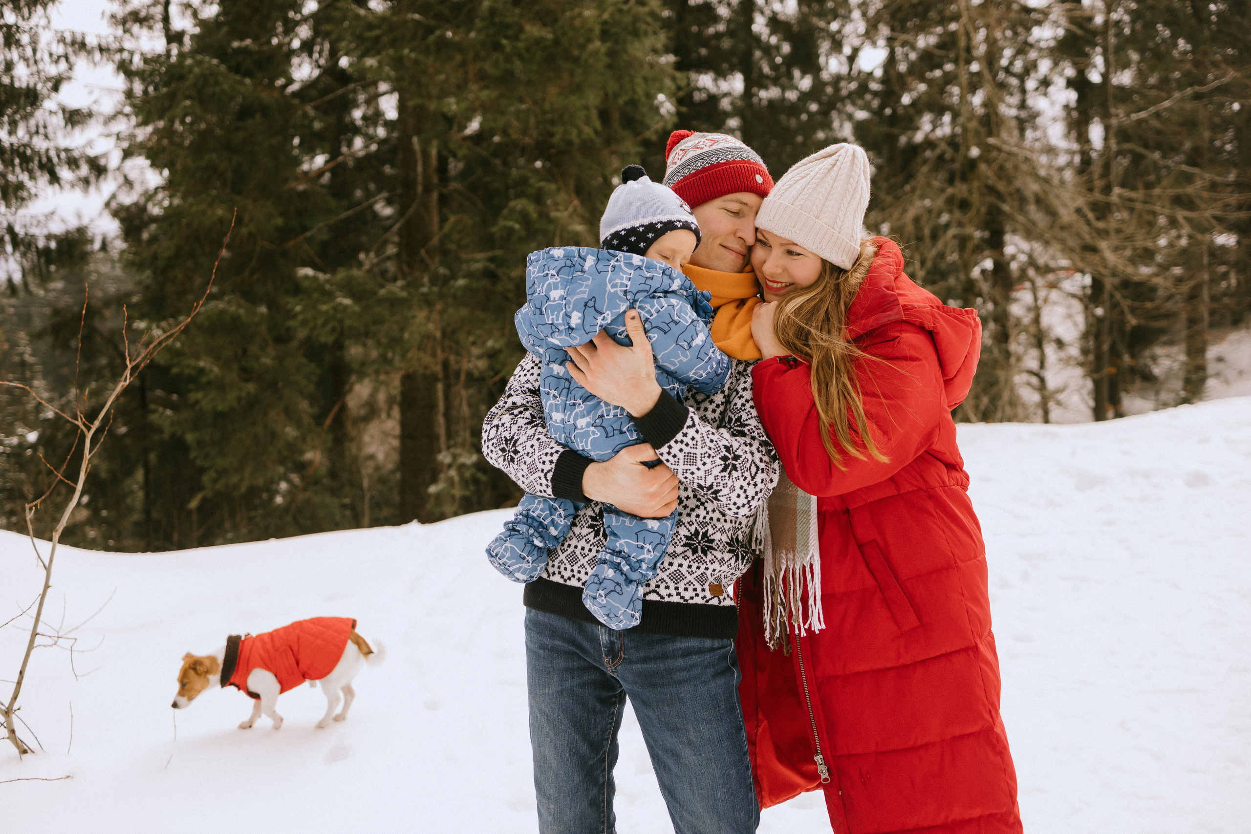 Семейная фотосессия в зимнем лесу. Maria Chistyakovа — Fotografin in Karlsruhe, Baden-Baden und Umgebung