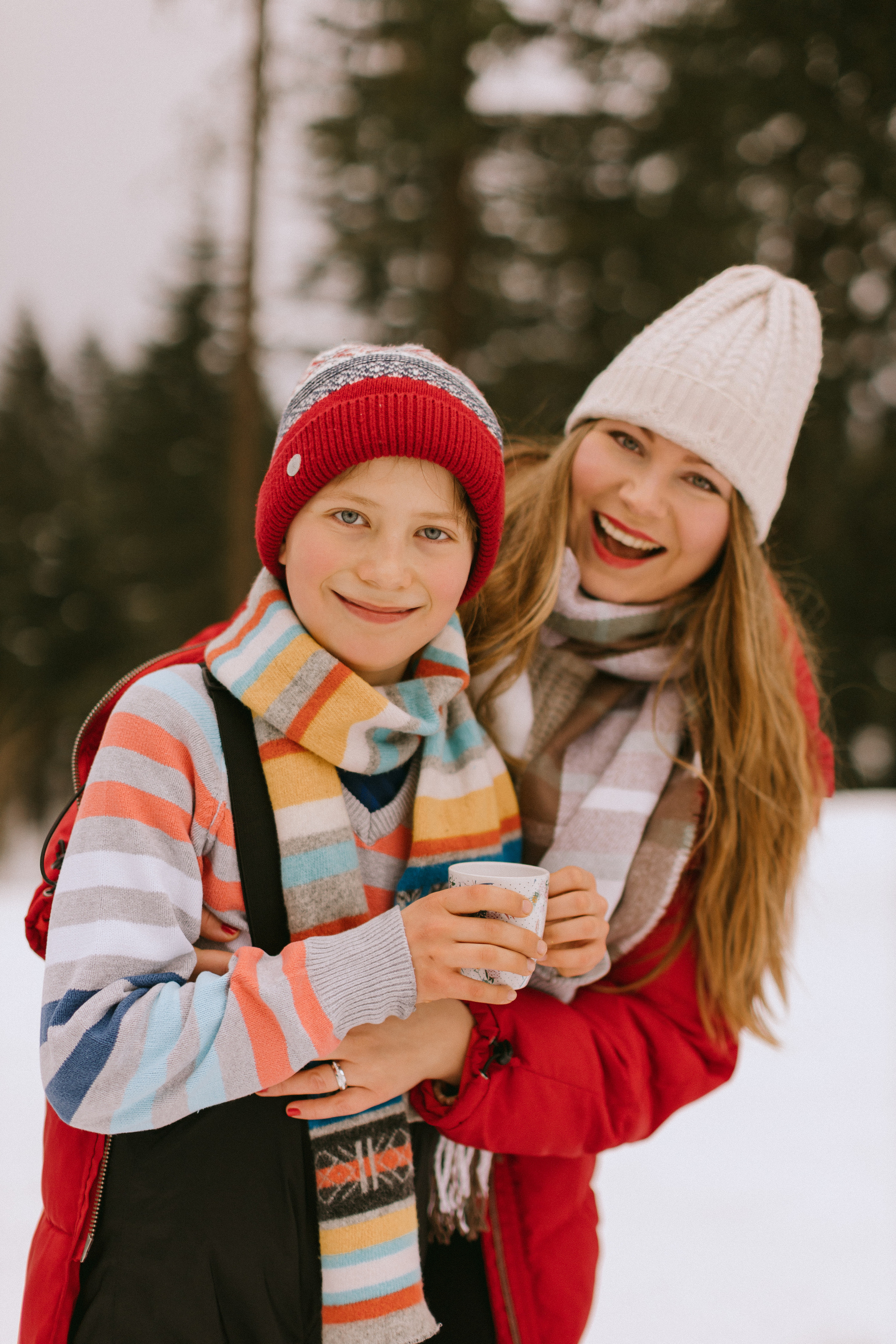 Семейная фотосессия в зимнем лесу. Maria Chistyakovа — Fotografin in Karlsruhe, Baden-Baden und Umgebung
