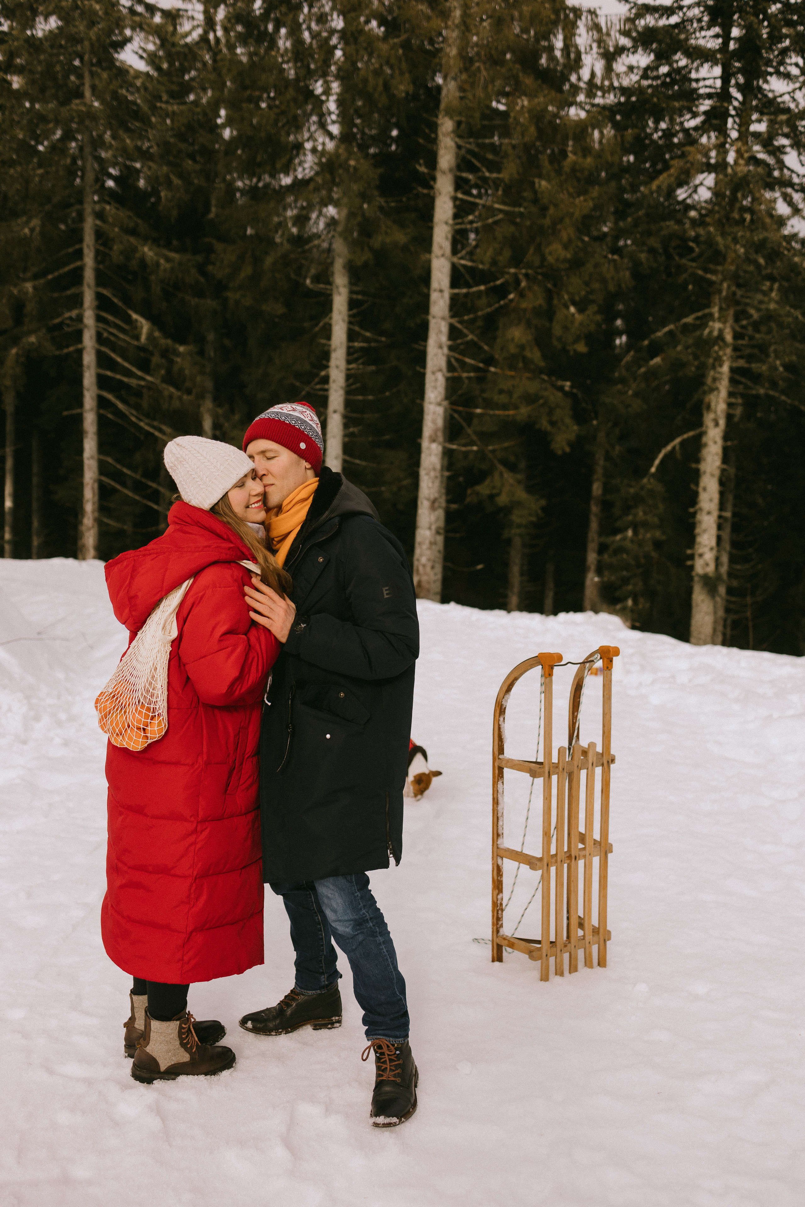 Семейная фотосессия в зимнем лесу. Maria Chistyakovа — Fotografin in Karlsruhe, Baden-Baden und Umgebung