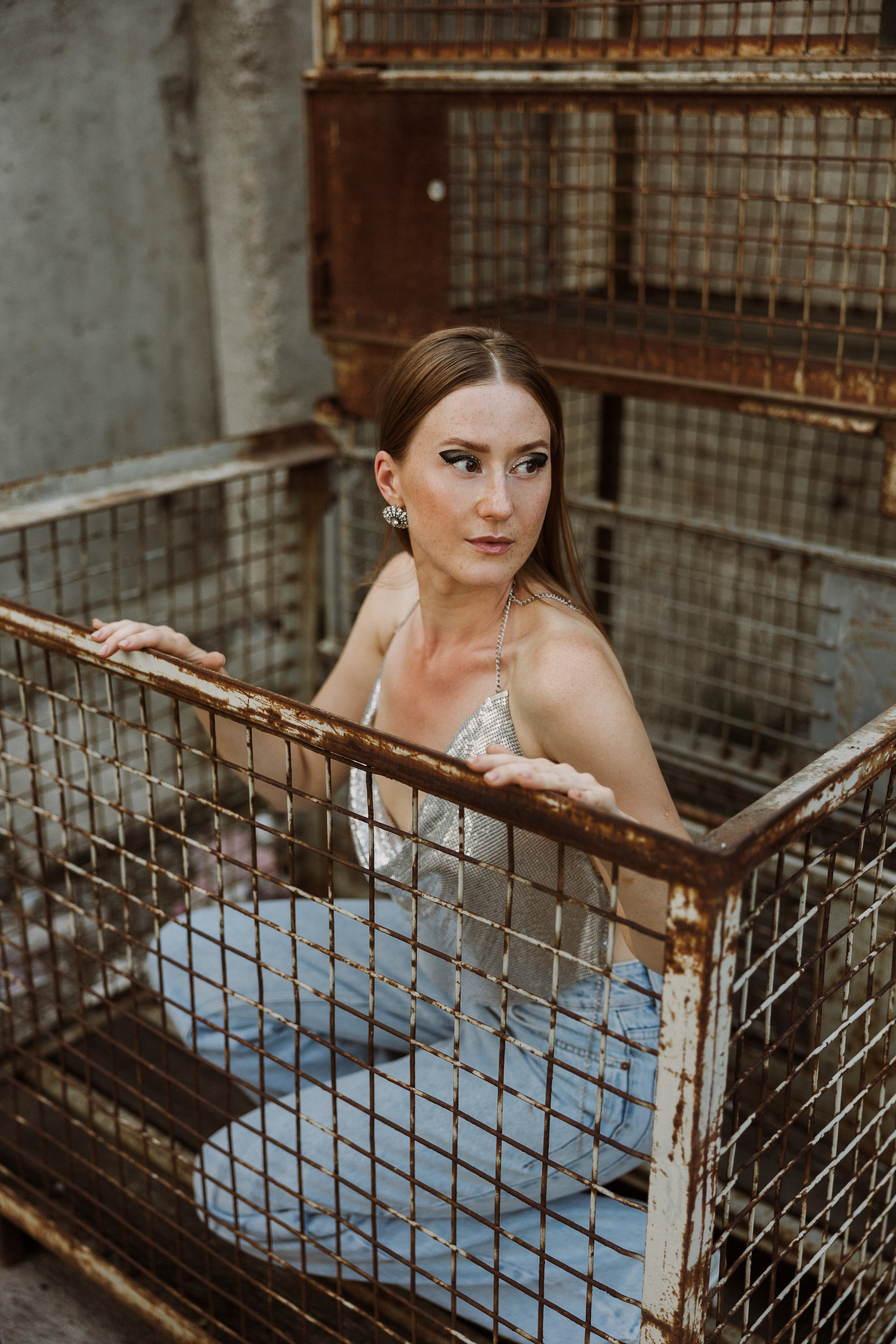 Творческая фотосессия в порту Карлсруэ. Фотограф в Германии — Мария Чистякова