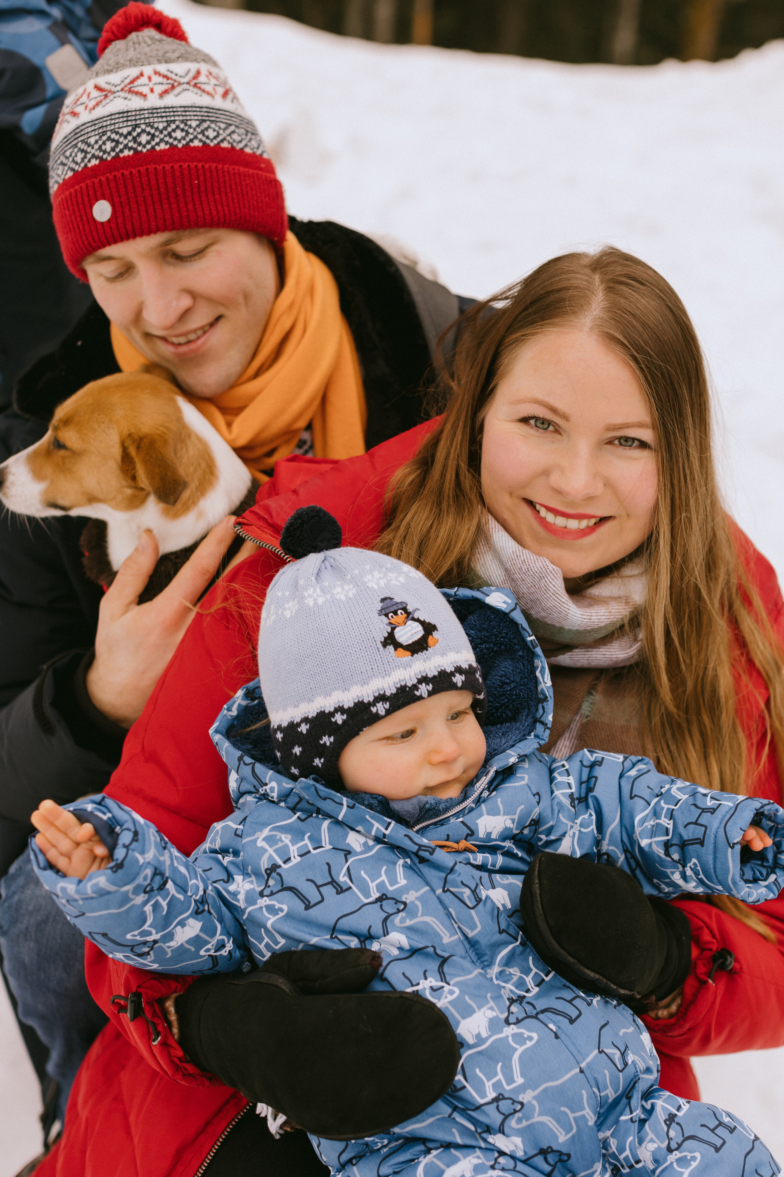 Семейная фотосессия в зимнем лесу. Maria Chistyakovа — Fotografin in Karlsruhe, Baden-Baden und Umgebung