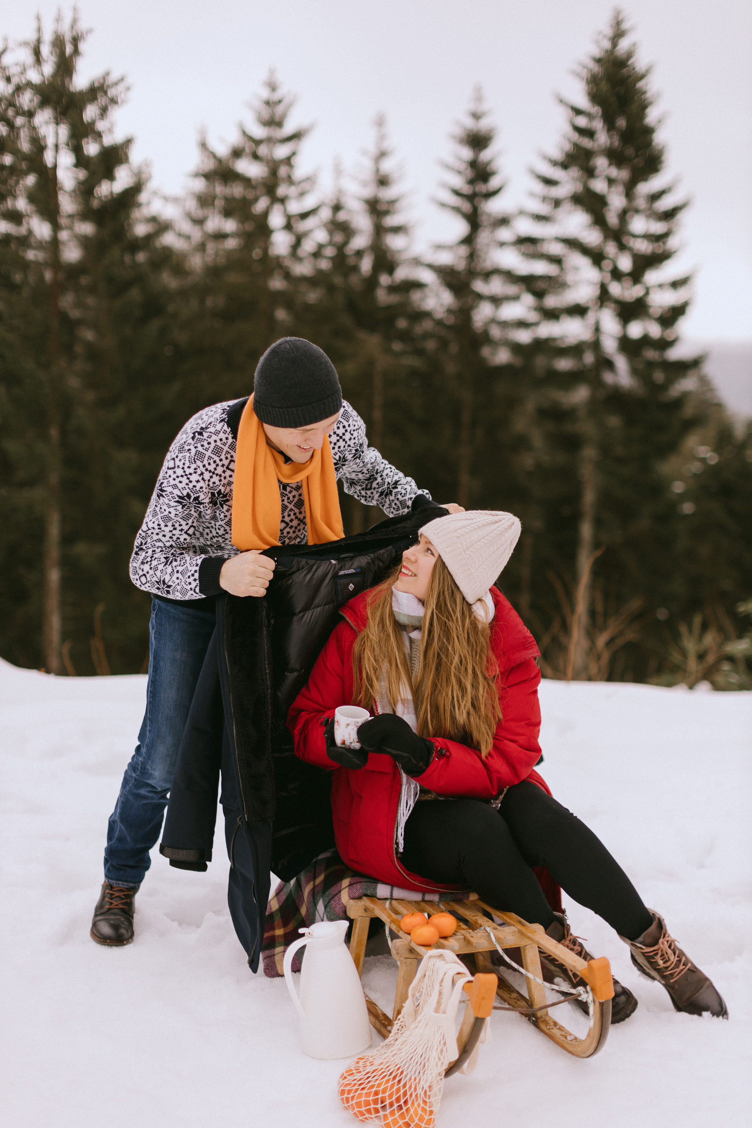 Семейная фотосессия в зимнем лесу. Maria Chistyakovа — Fotografin in Karlsruhe, Baden-Baden und Umgebung