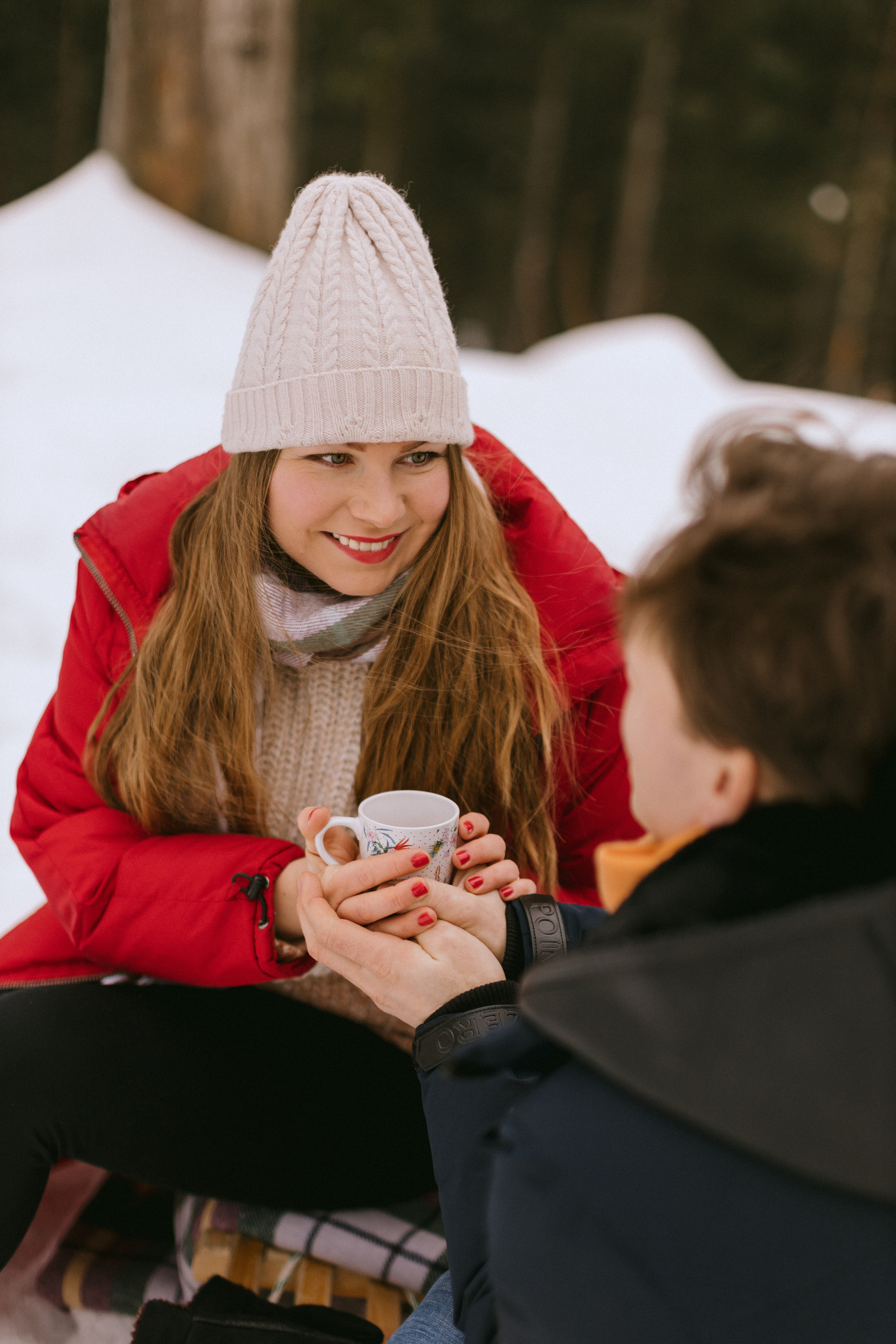 Семейная фотосессия в зимнем лесу. Maria Chistyakovа — Fotografin in Karlsruhe, Baden-Baden und Umgebung