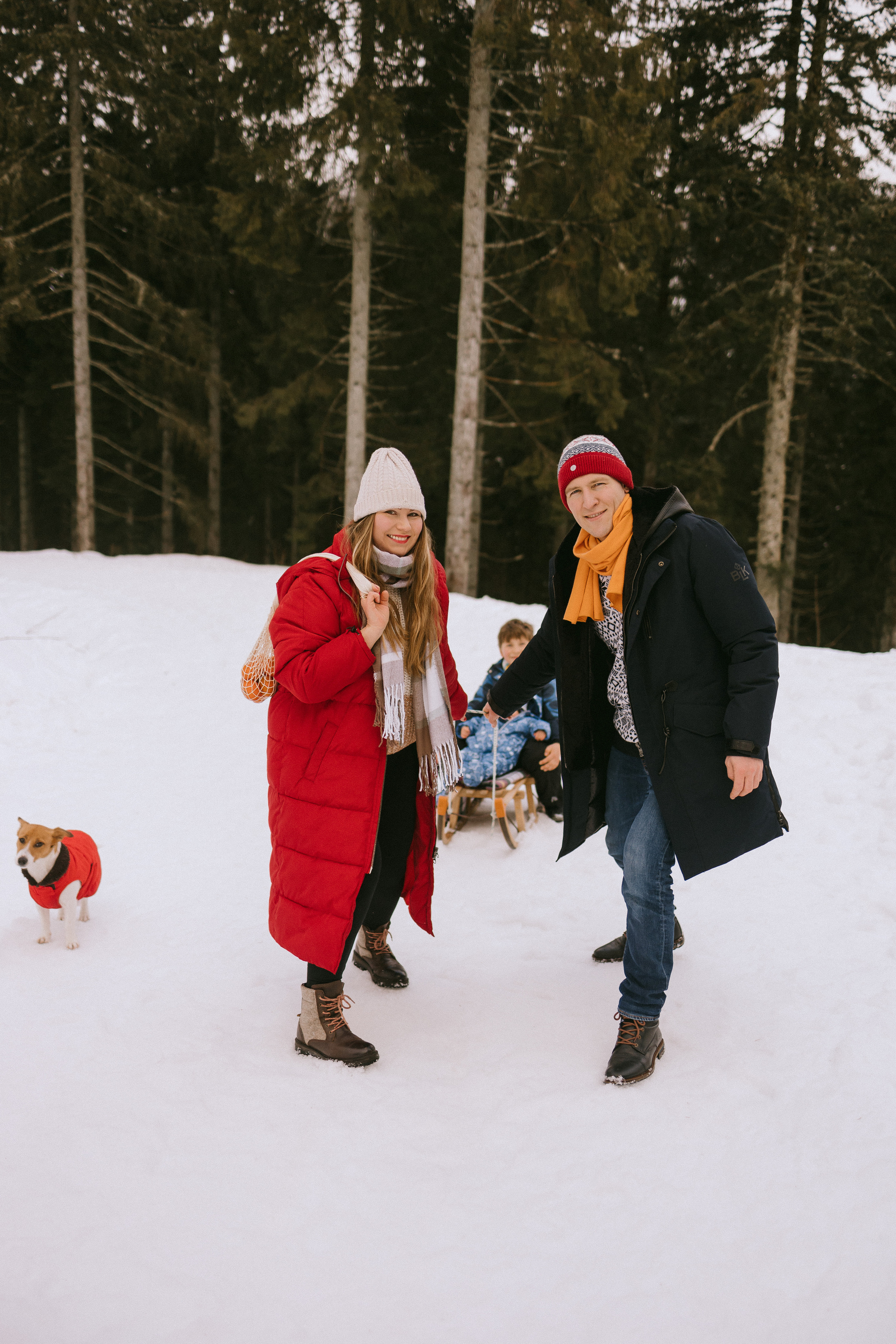 Семейная фотосессия в зимнем лесу. Maria Chistyakovа — Fotografin in Karlsruhe, Baden-Baden und Umgebung