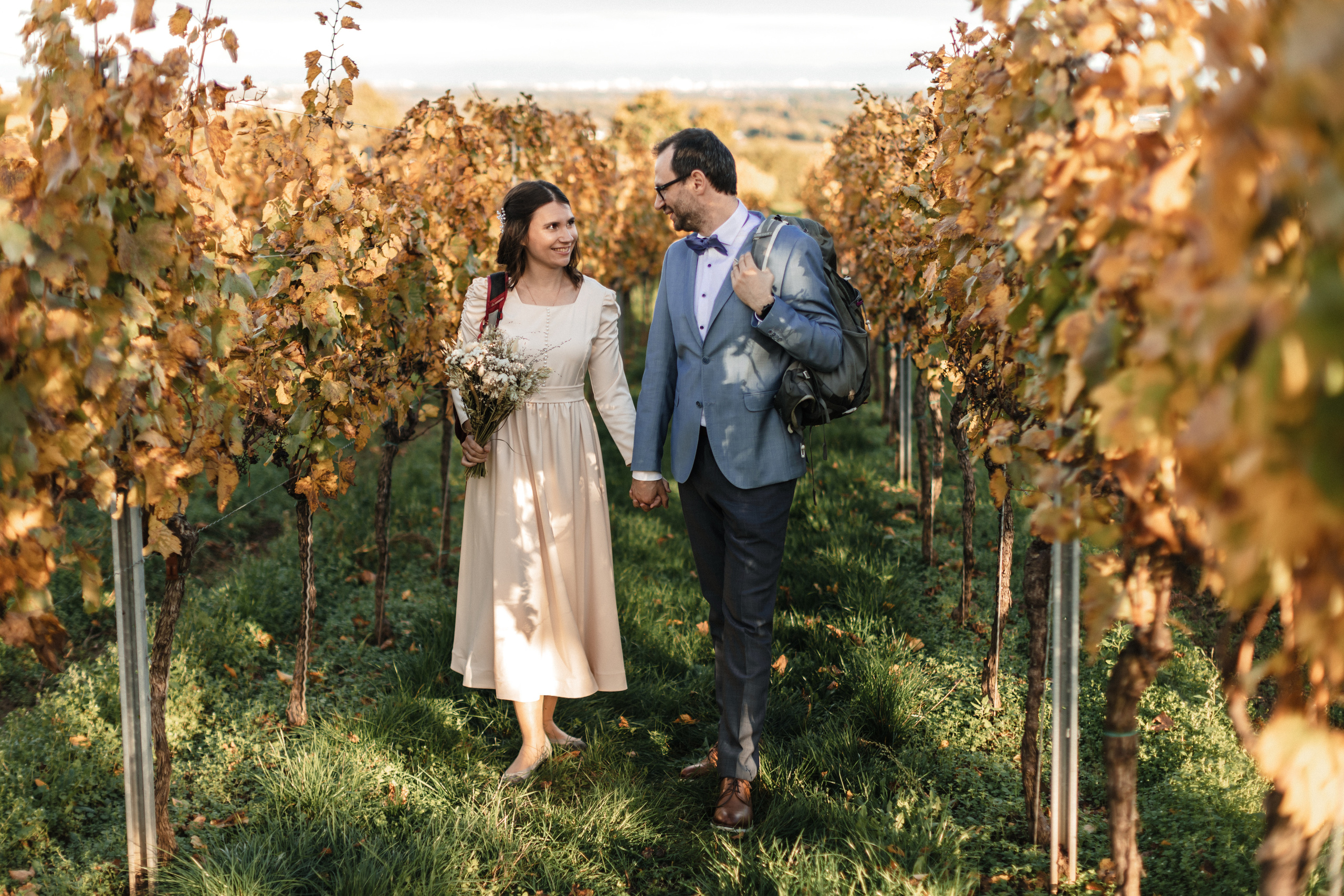 Свадебная фотосессия в виноградниках. Фотограф в Германии — Мария Чистякова