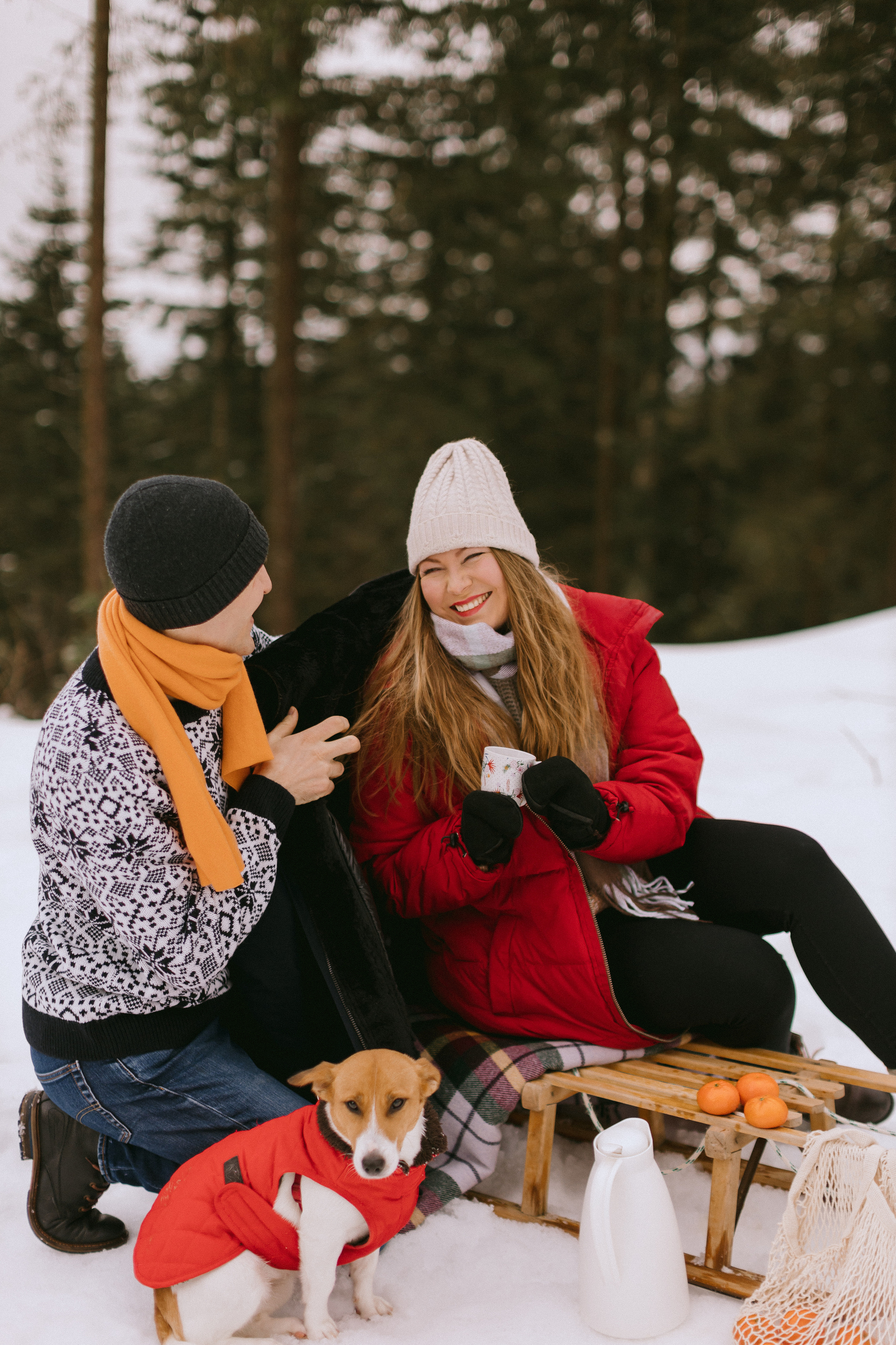 Семейная фотосессия в зимнем лесу. Maria Chistyakovа — Fotografin in Karlsruhe, Baden-Baden und Umgebung