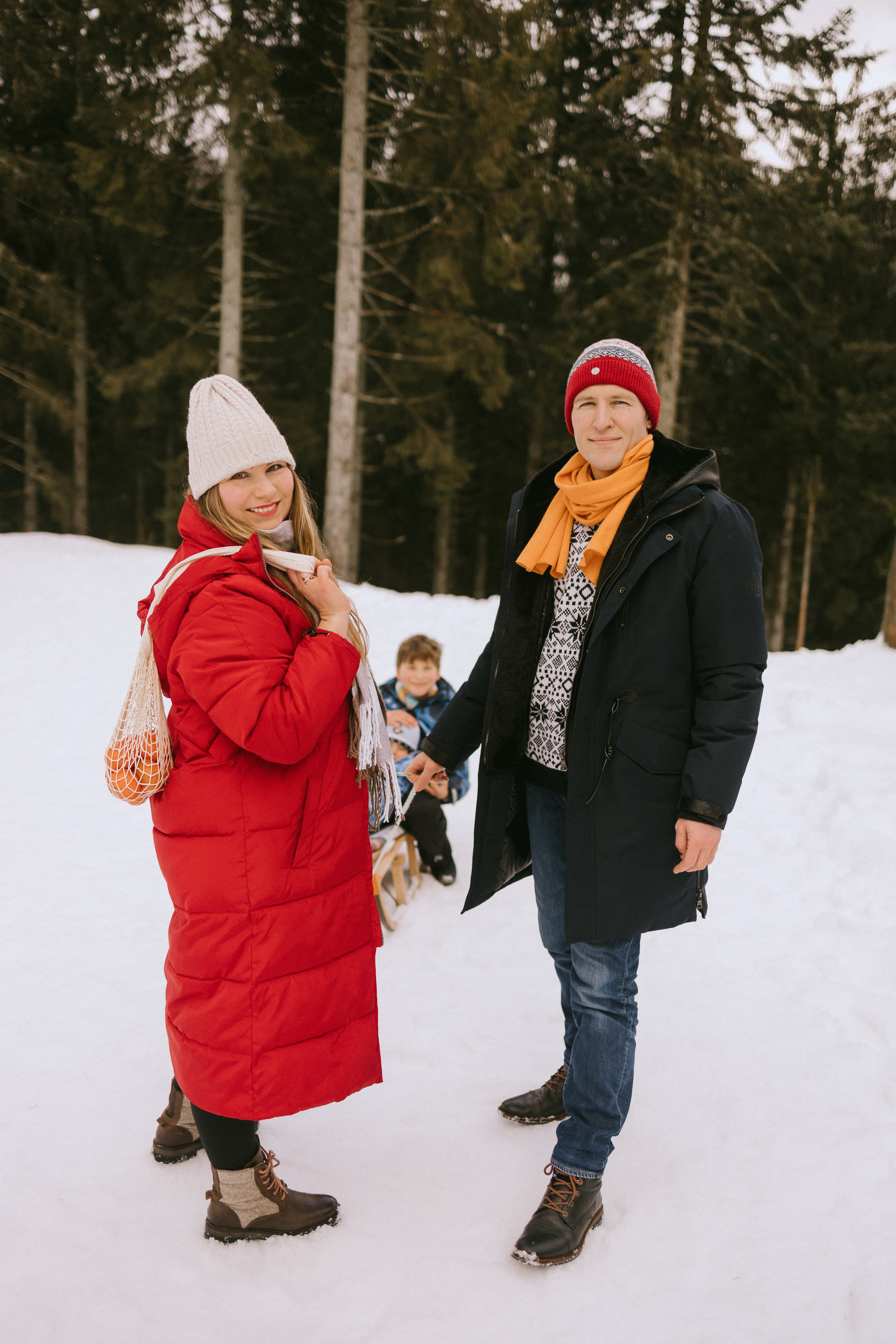 Семейная фотосессия в зимнем лесу. Maria Chistyakovа — Fotografin in Karlsruhe, Baden-Baden und Umgebung