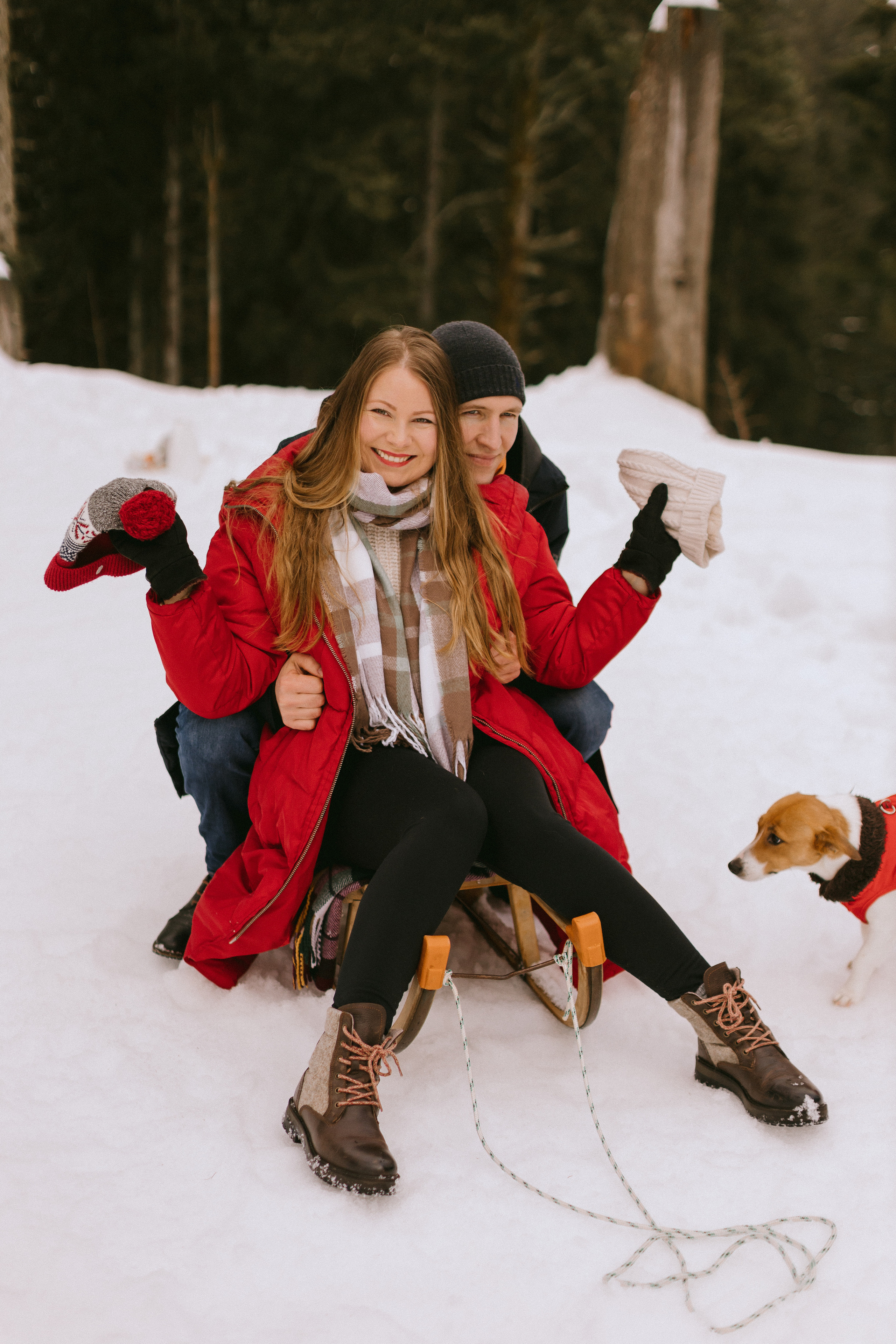 Семейная фотосессия в зимнем лесу. Maria Chistyakovа — Fotografin in Karlsruhe, Baden-Baden und Umgebung