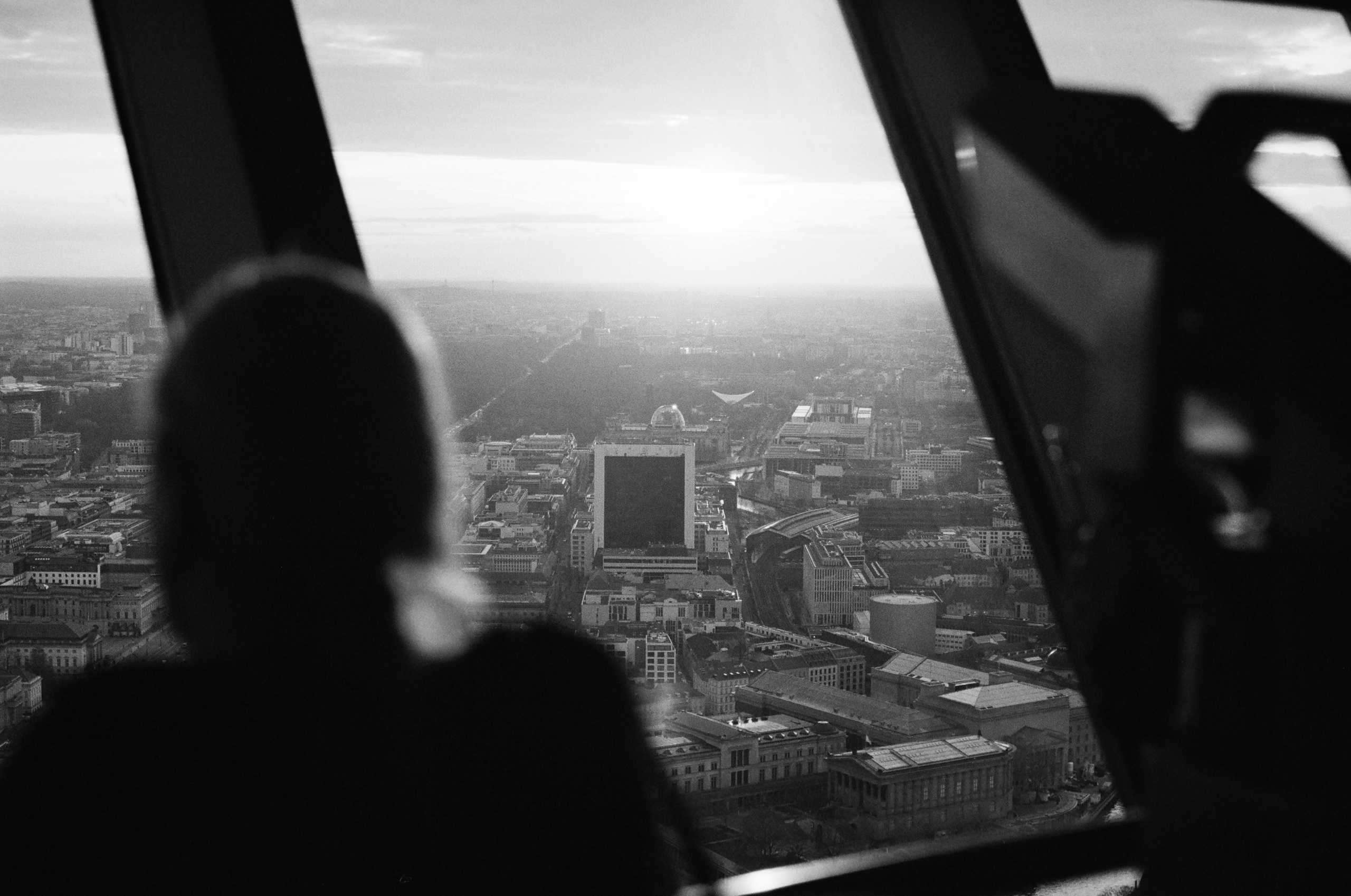 The Streets of Berlin in B&W