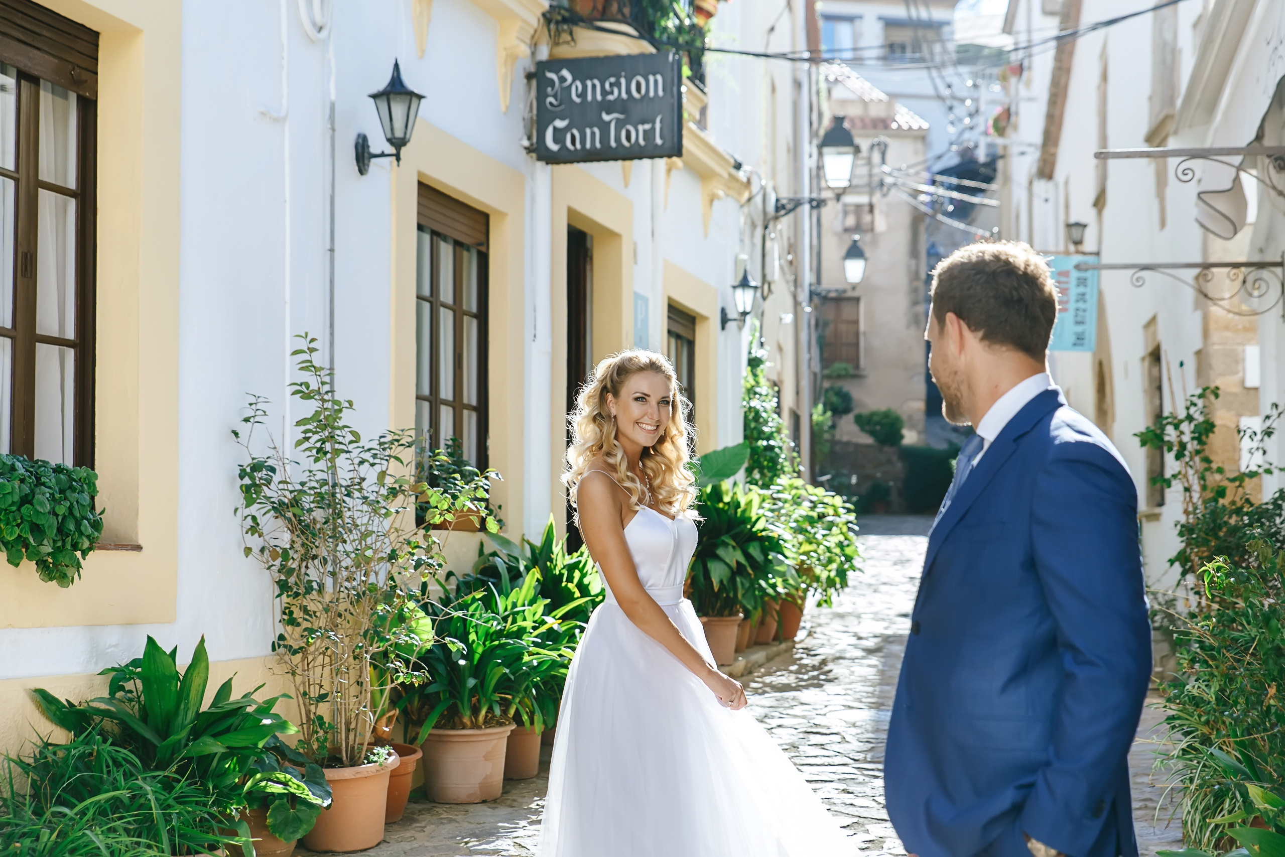 Свадебная фотосессия в Тосса де Мар, побережье Коста Брава, Барселона. Фотограф в Барселоне, в Испании, по всей Европе - Андрей Пасечник. Тел