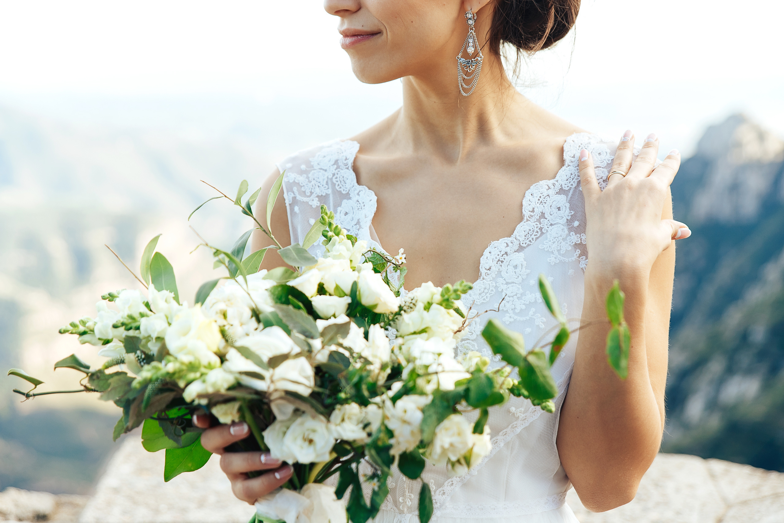 Свадебная фотосессия на горе Монсеррат, Барселона, Испания. Свадебный. Фотограф в Барселоне, в Испании, по всей Европе - Андрей Пасечник. Тел