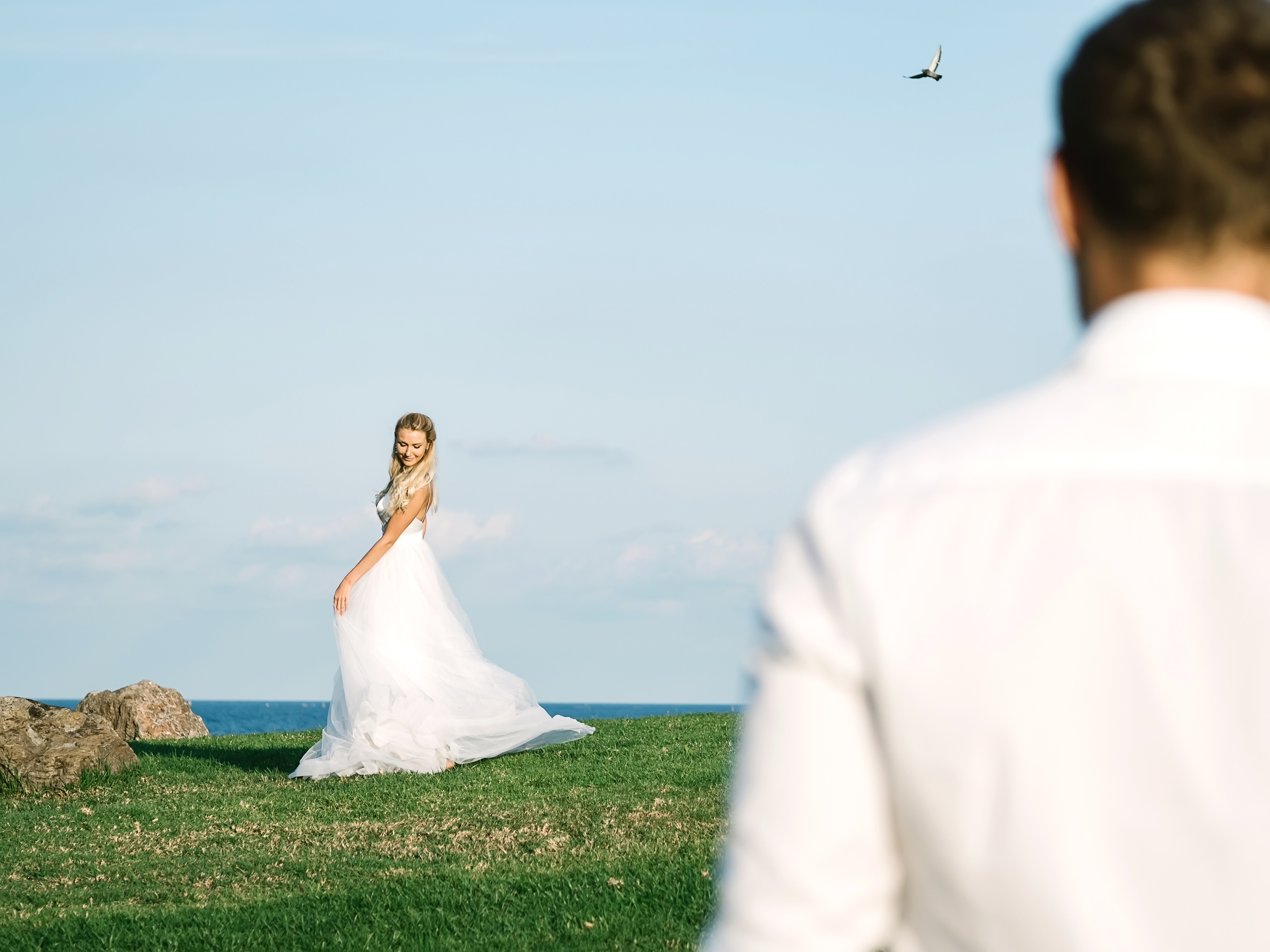 Свадебная фотосессия в Тосса де Мар, побережье Коста Брава, Барселона. Фотограф в Барселоне, в Испании, по всей Европе - Андрей Пасечник. Тел