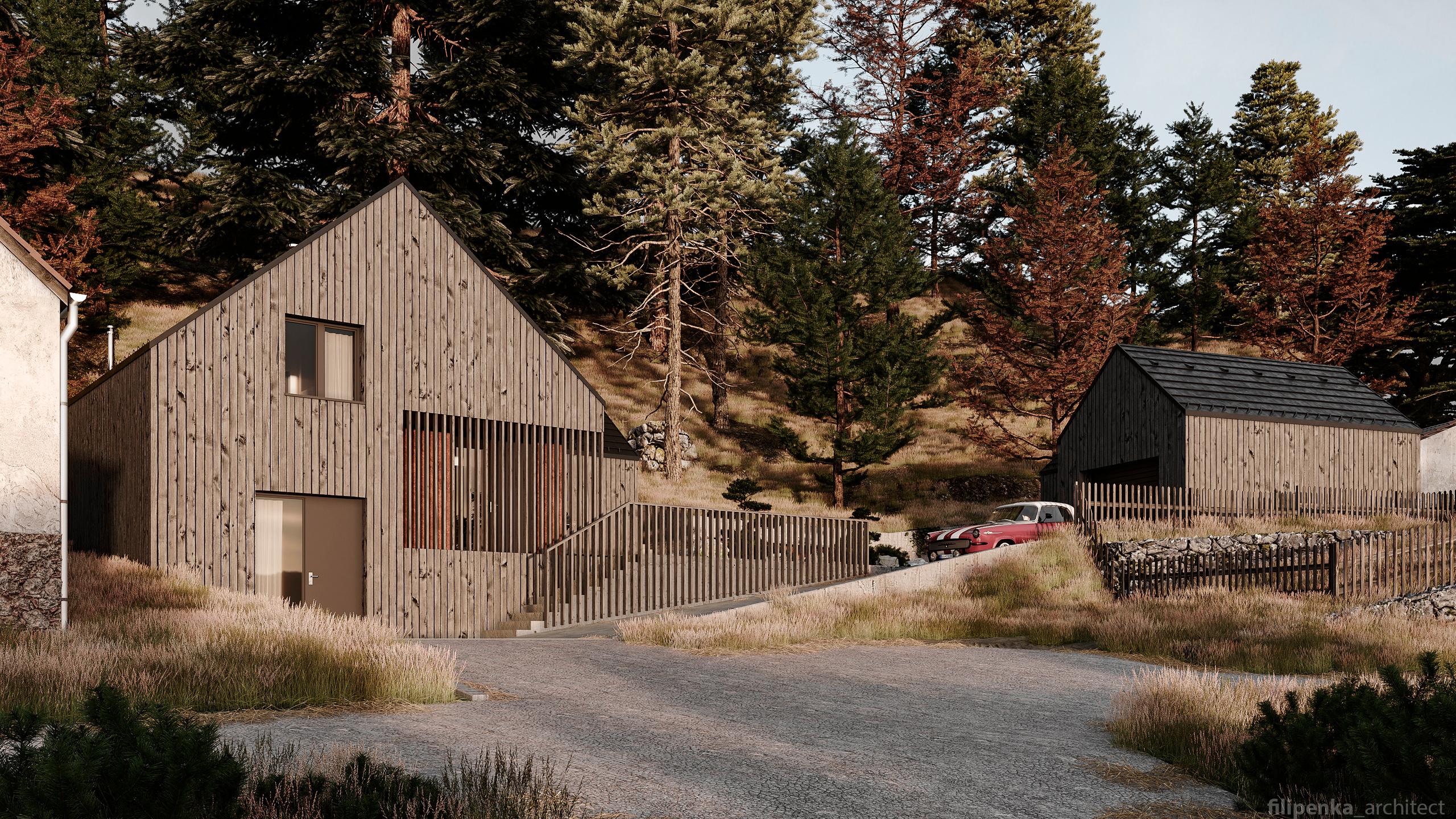 RD Albrechtice nad Vltavou. Filipenka architects