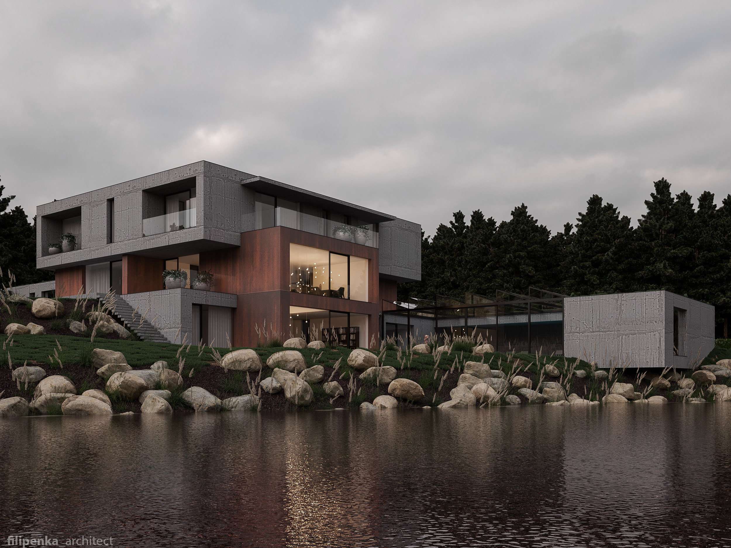 Vila v Říčanech u Prahy.