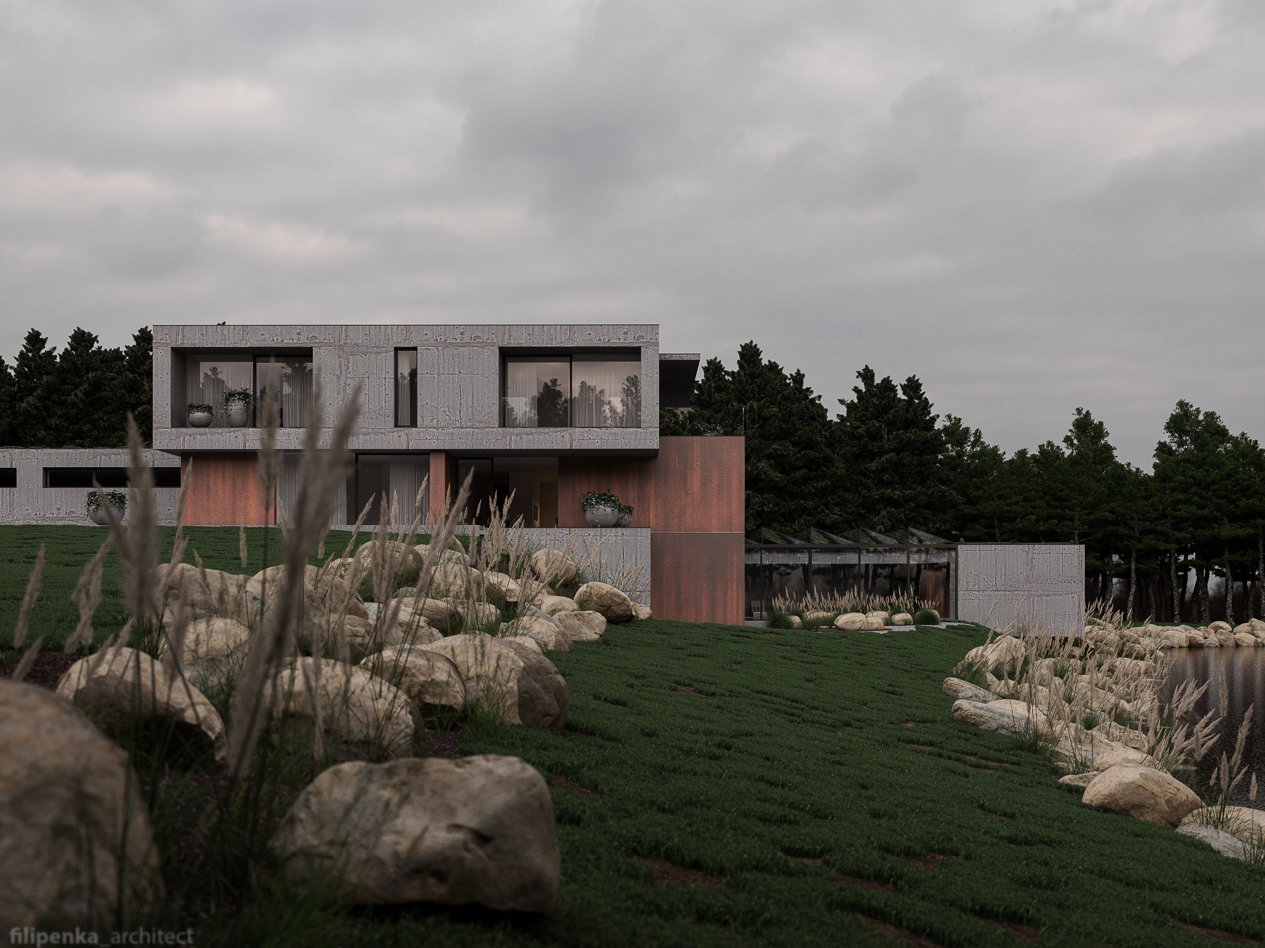 Vila v Říčanech u Prahy.