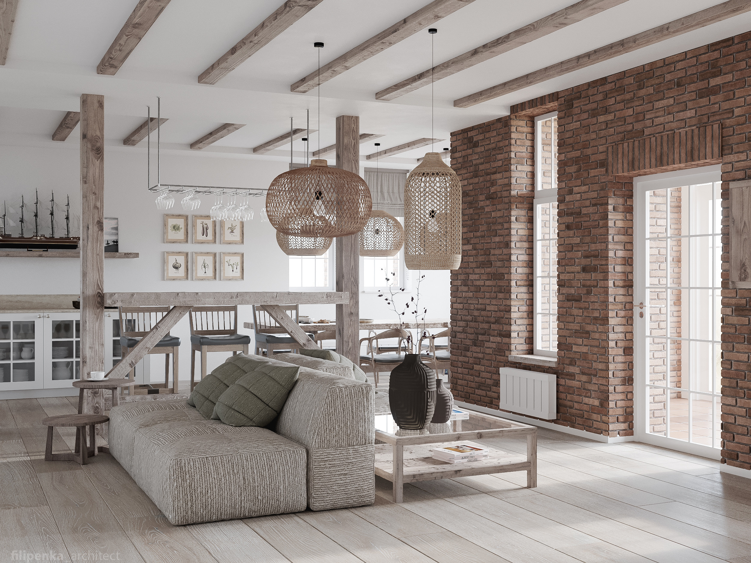 Rekonstrukce RD HRNČIŘE. Filipenka architects