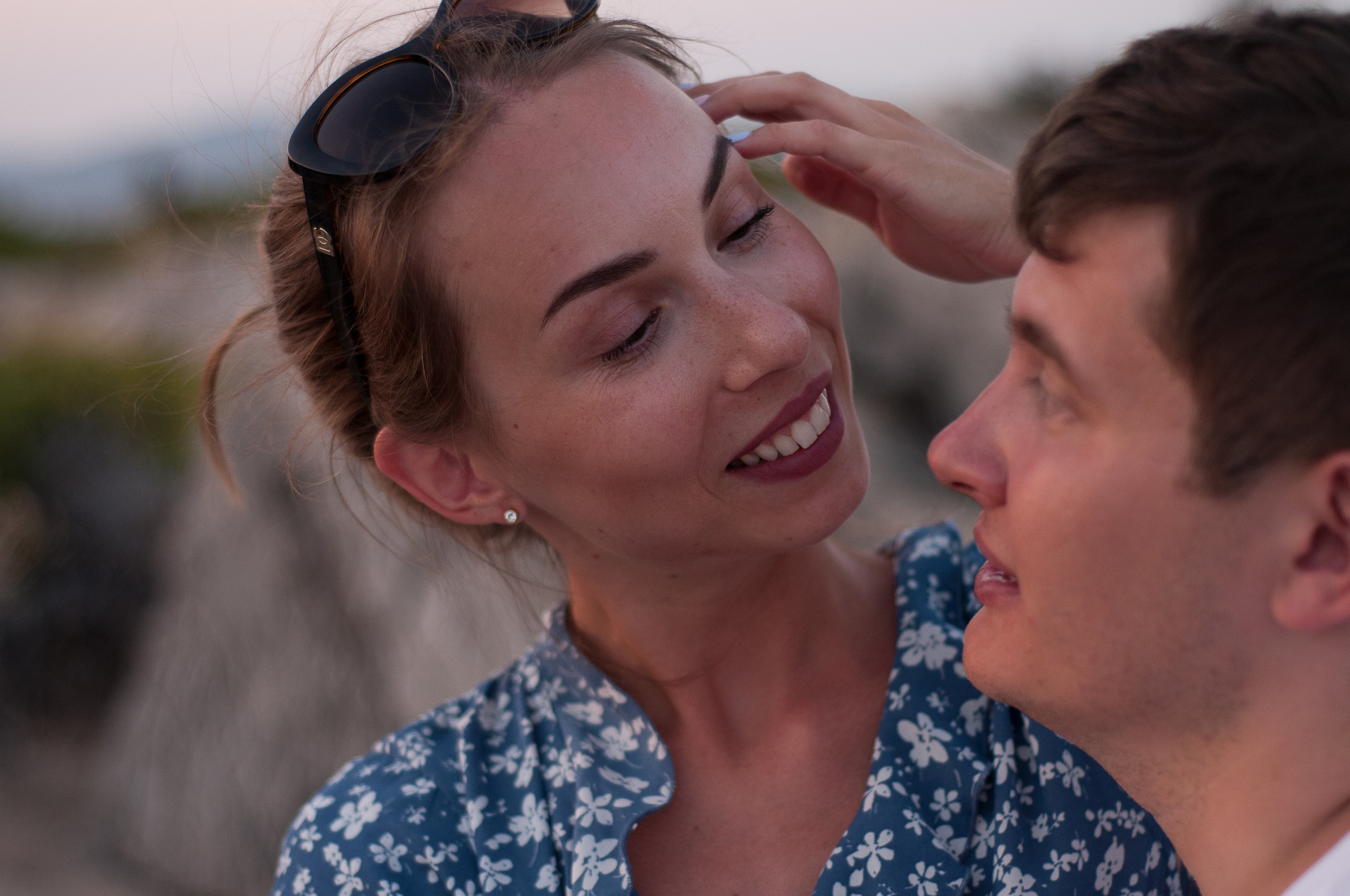 Life style. Photographer at Santorini