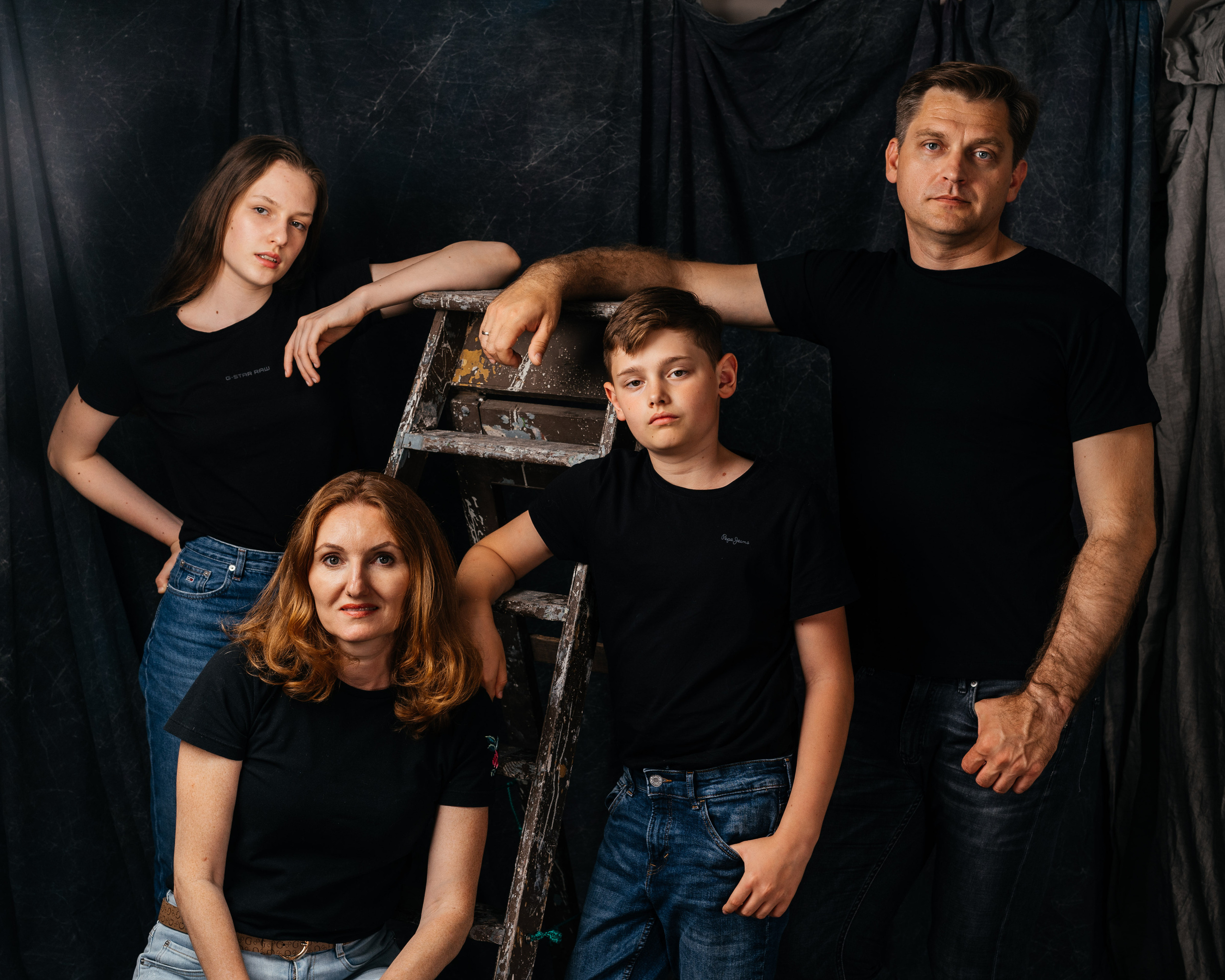 Family. Tatyana Van Hedent een fotograaf te Zele, Oost-Vlaanderen