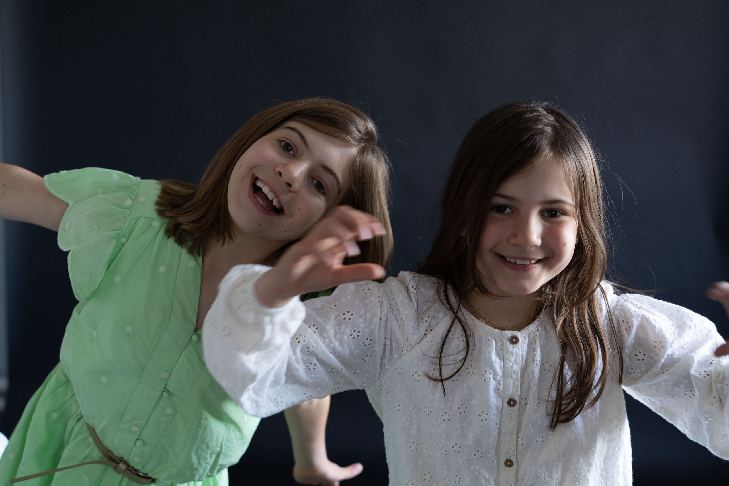 Kids-models Tiana en Tess. Tatyana Van Hedent een fotograaf te Zele, Oost-Vlaanderen