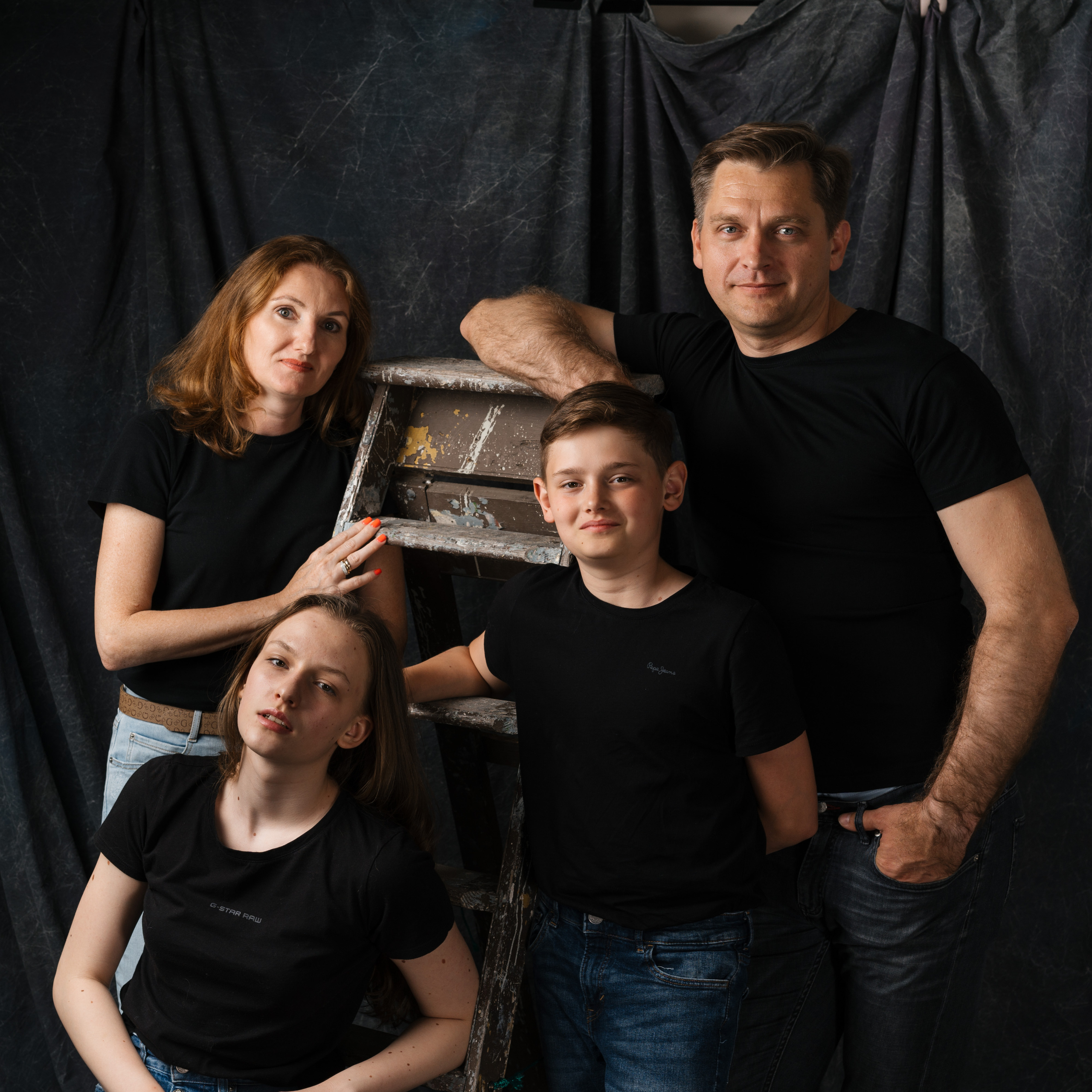 Family. Tatyana Van Hedent een fotograaf te Zele, Oost-Vlaanderen