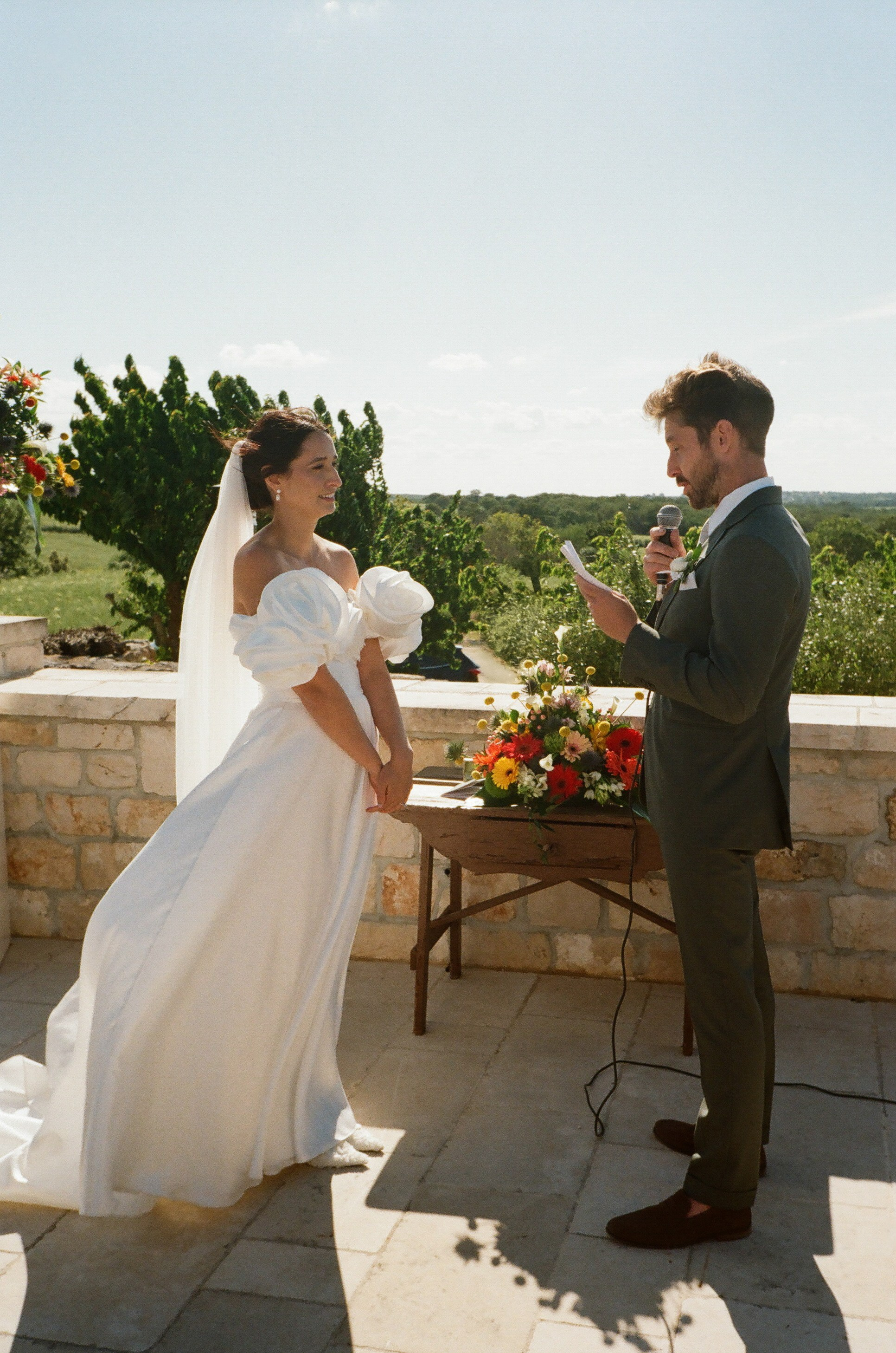 Stephanie & Christian film photos. Wedding photographer Italy