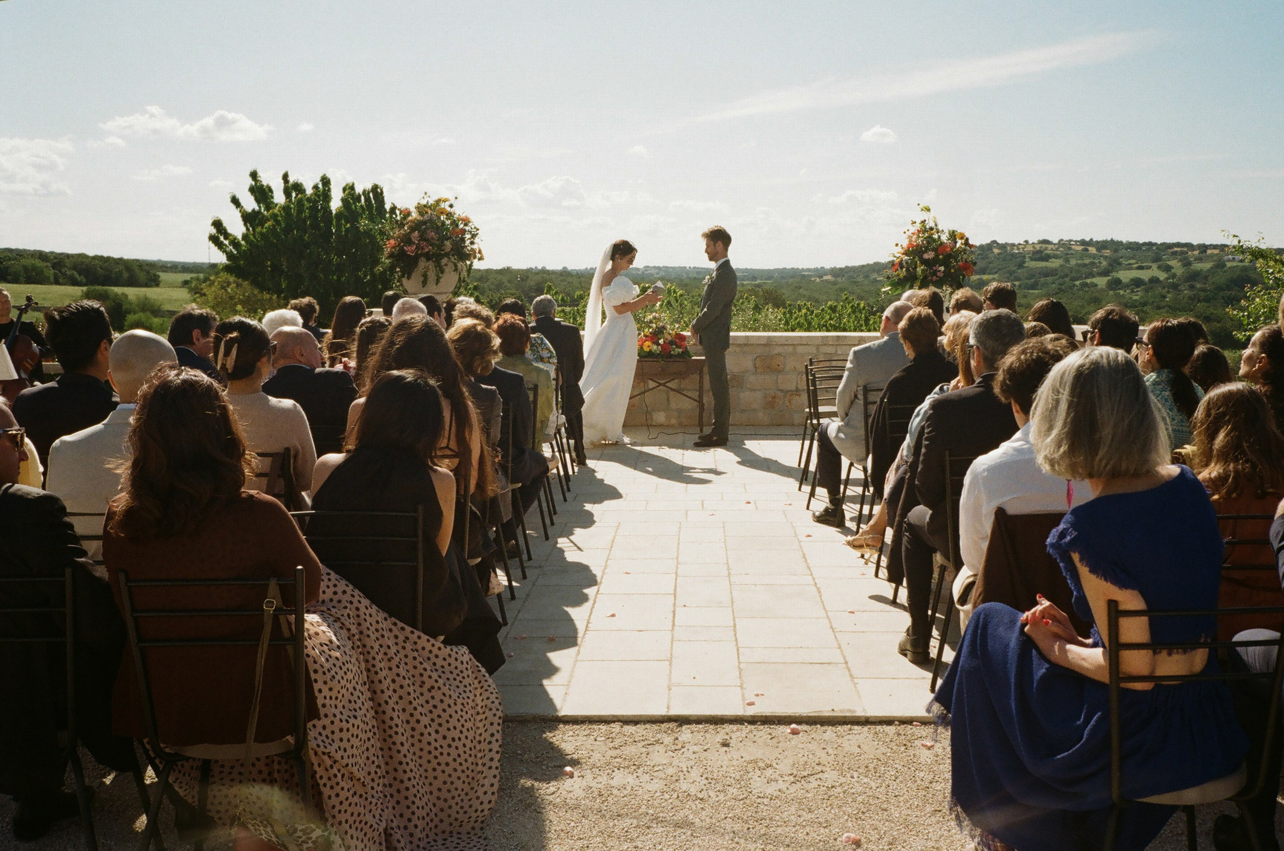 Stephanie & Christian film photos. Wedding photographer Italy
