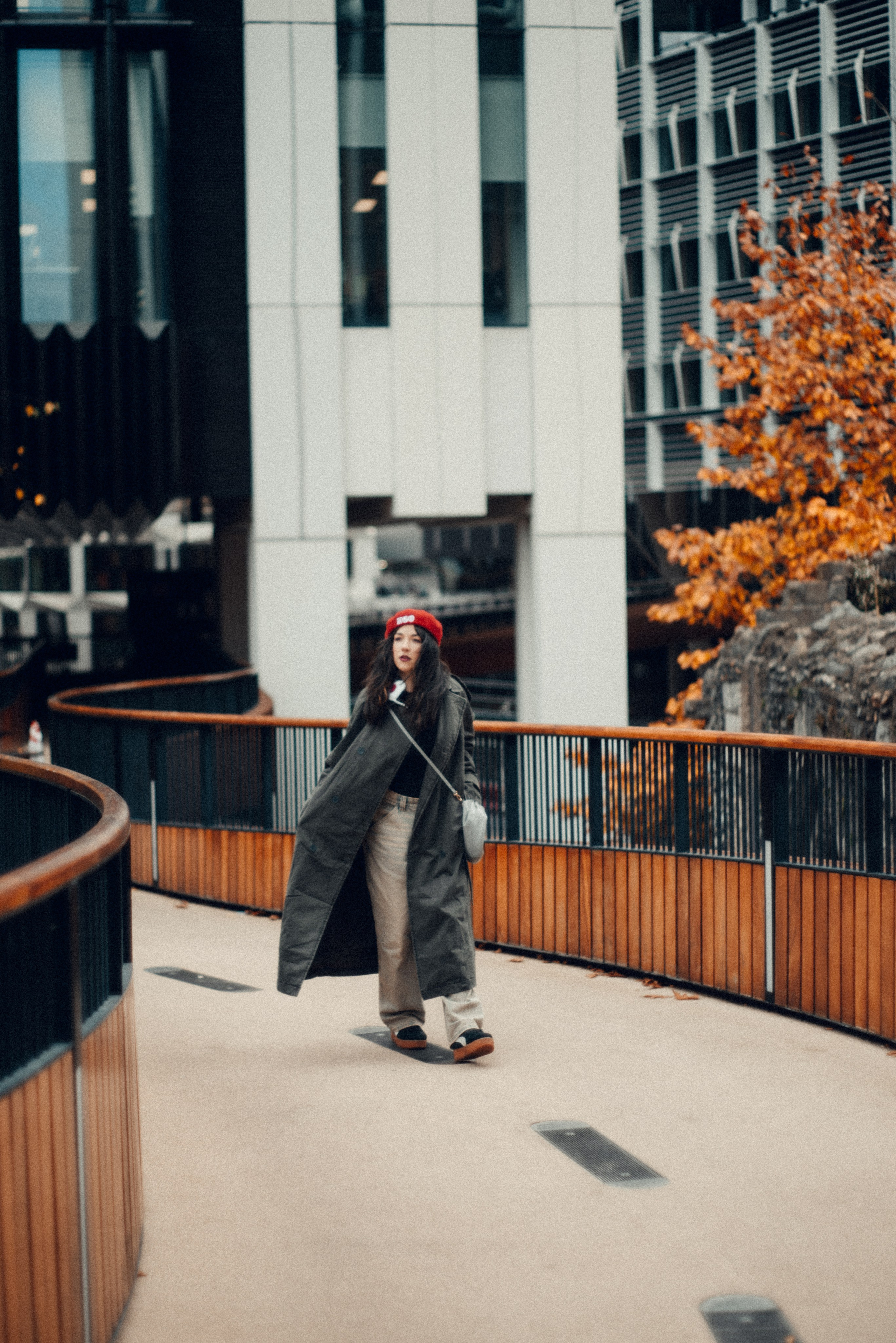 Autumn walk in London Barbican. Moth & Moss Photography