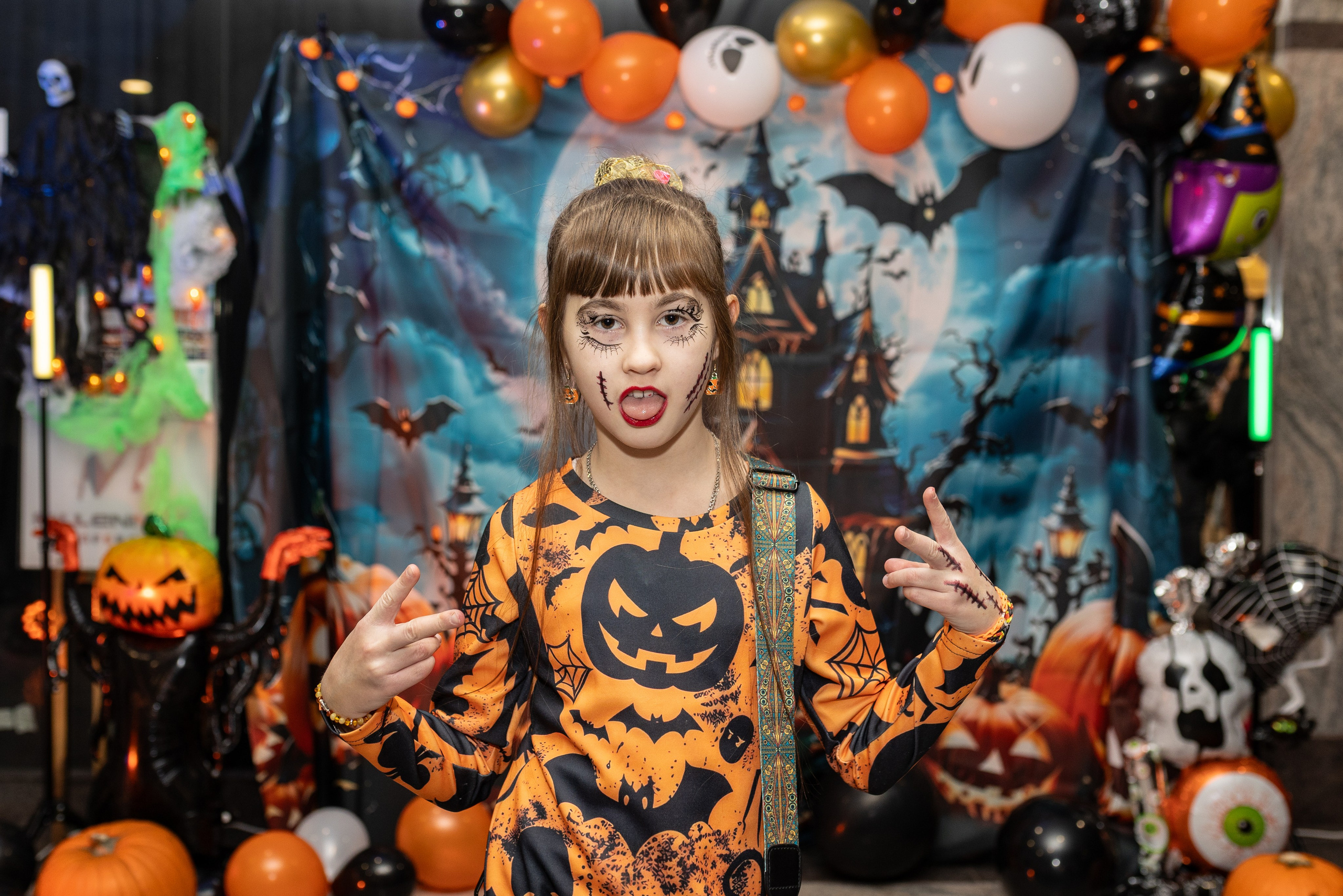 Leo dance studio Helloween 2025. Семейный и детский фотограф в Варшаве Мила Бобровская