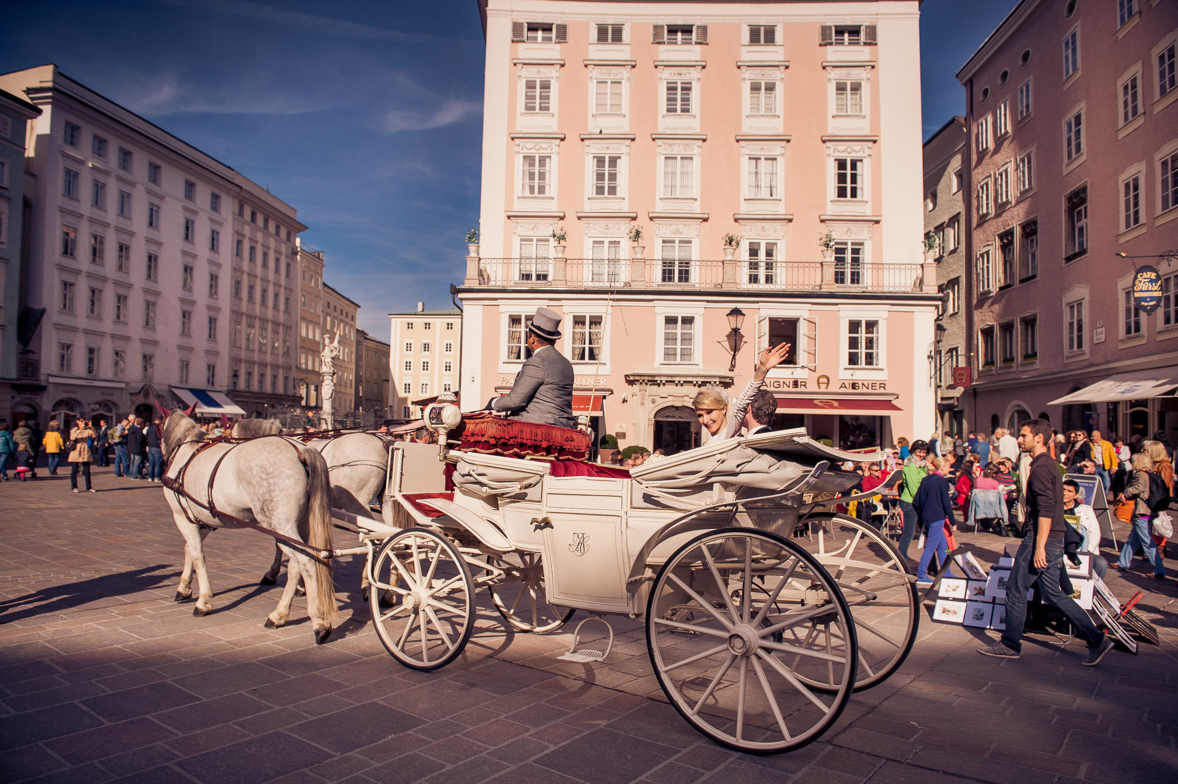 Traumhochzeit im Marmorsaal Schloss Mirabell - Salzburg. Hochzeitsfotograf München - Olga Boyko Hochzeitsreportage