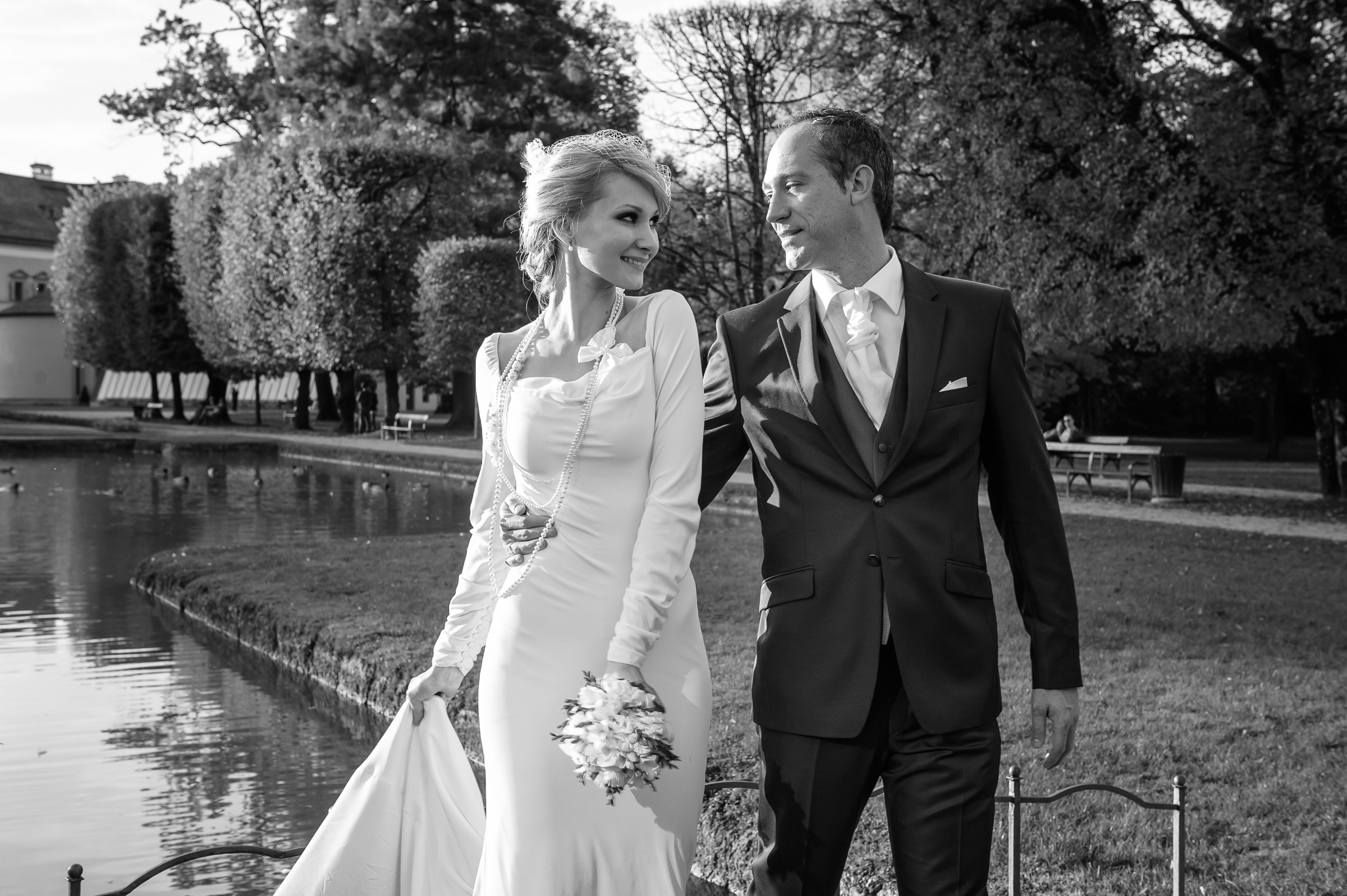 Traumhochzeit im Marmorsaal Schloss Mirabell - Salzburg. Hochzeitsfotograf München - Olga Boyko Hochzeitsreportage