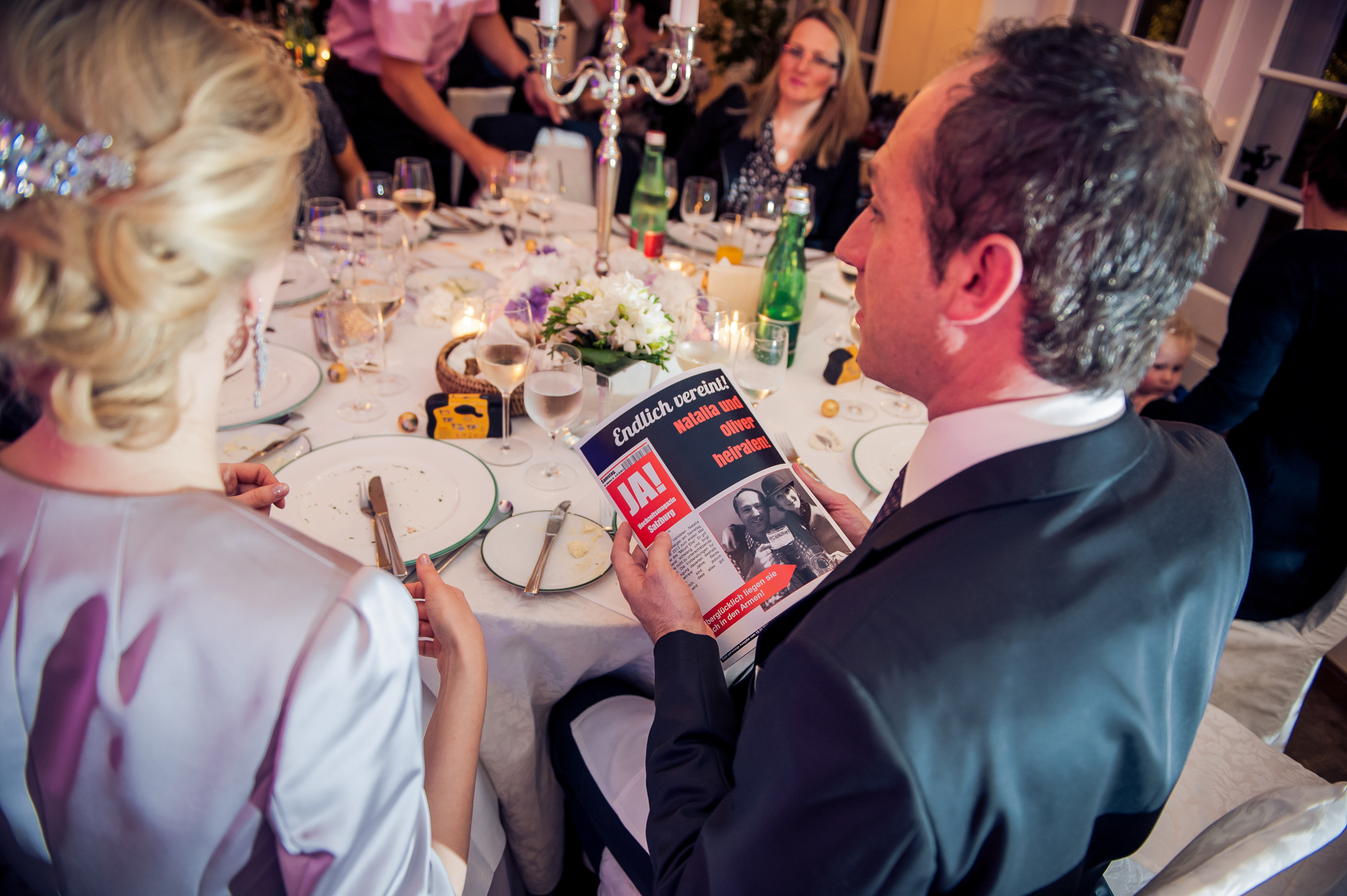 Traumhochzeit im Marmorsaal Schloss Mirabell - Salzburg. Hochzeitsfotograf München - Olga Boyko Hochzeitsreportage