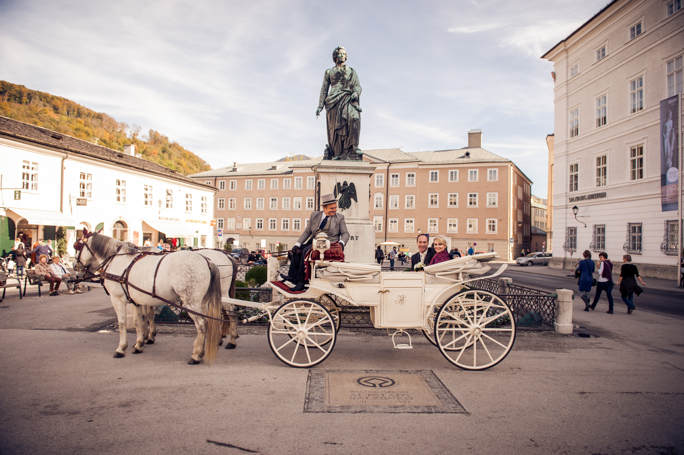 Traumhochzeit im Marmorsaal Schloss Mirabell - Salzburg. Hochzeitsfotograf München - Olga Boyko Hochzeitsreportage