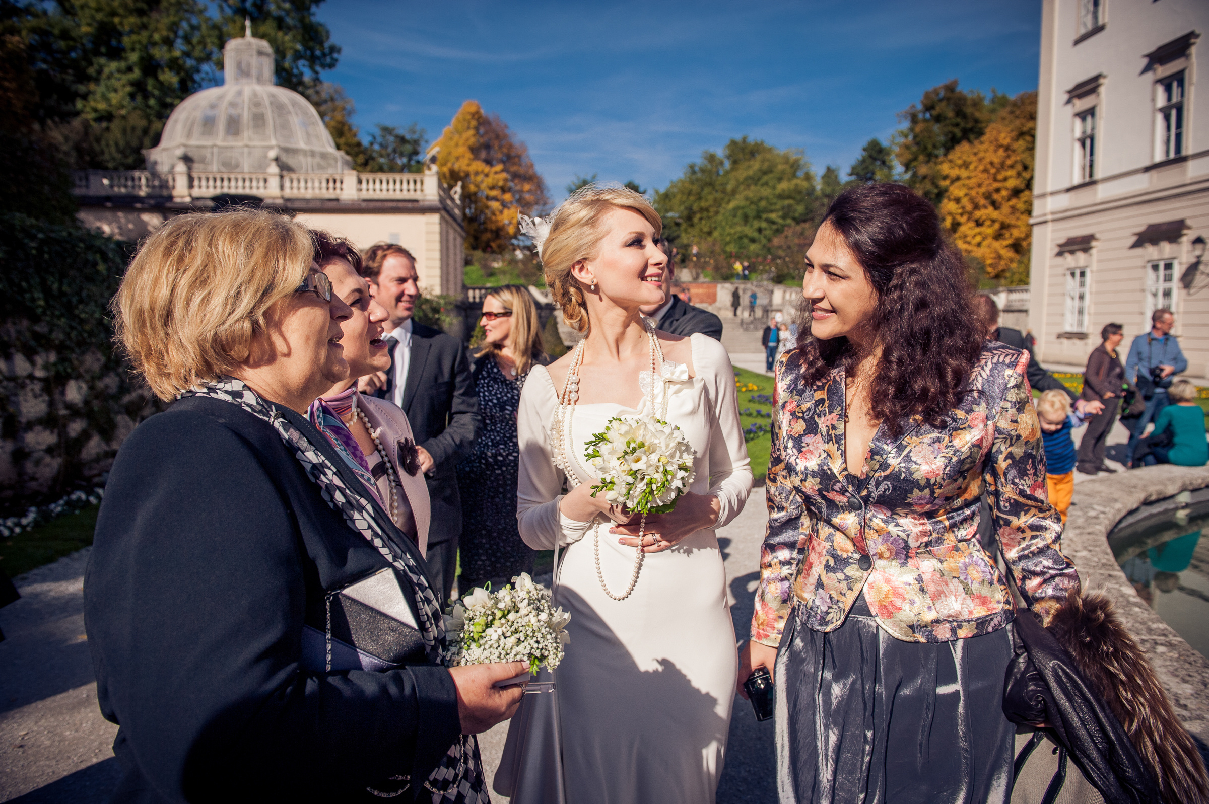 Traumhochzeit im Marmorsaal Schloss Mirabell - Salzburg. Hochzeitsfotograf München - Olga Boyko Hochzeitsreportage