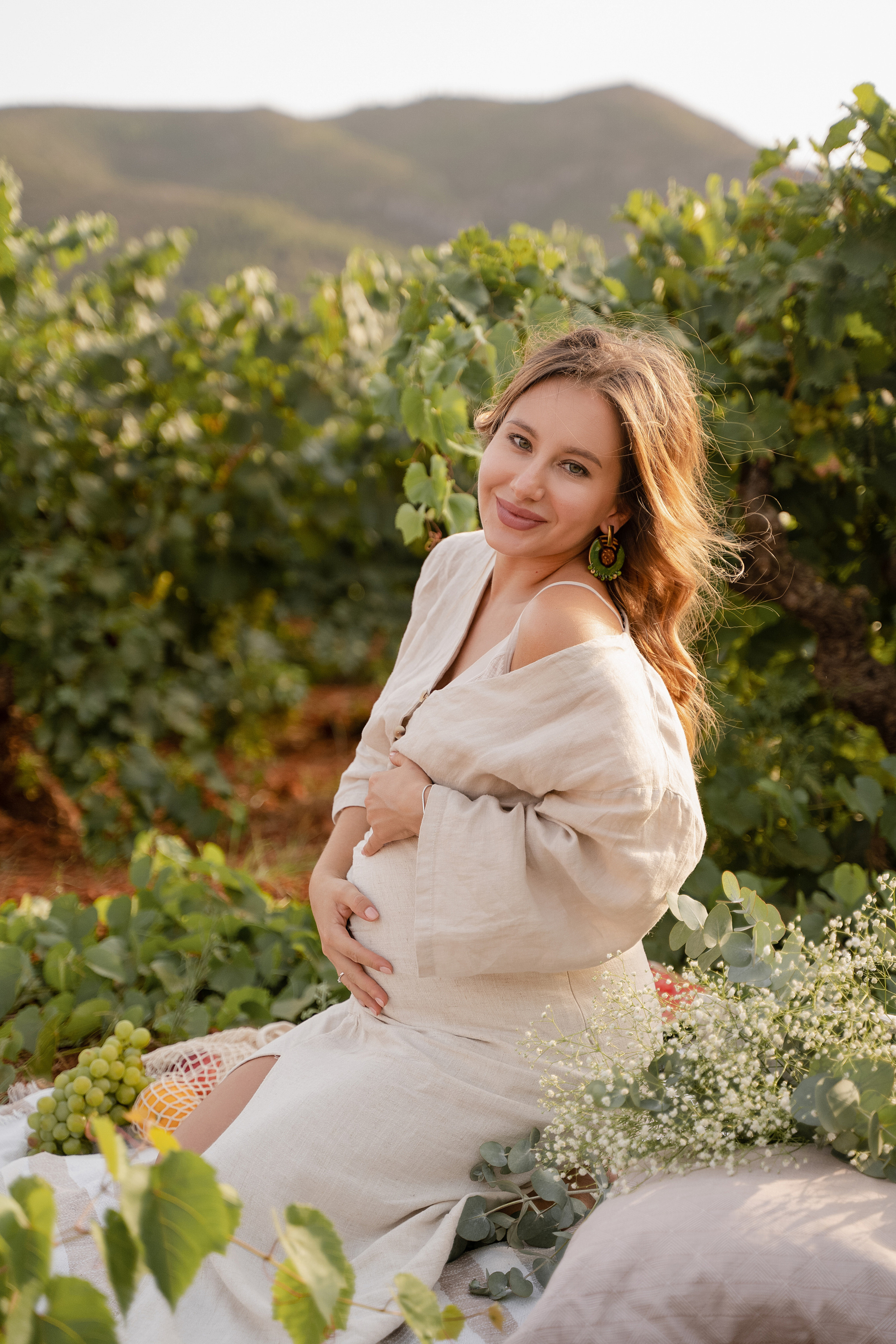 Sesiones individuales en viñedos. Fotografo familiar, bodas, reportaje Diana Memetova Alicante, Benidorm