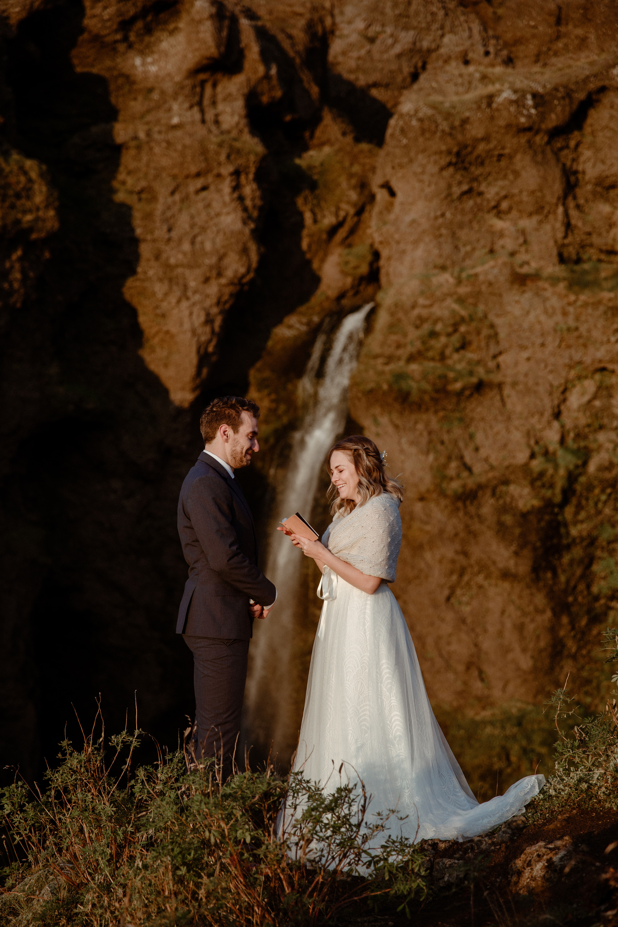Wedding in secret canyon in Iceland. Iceland elopement photo and video | Nikolaichik Photo