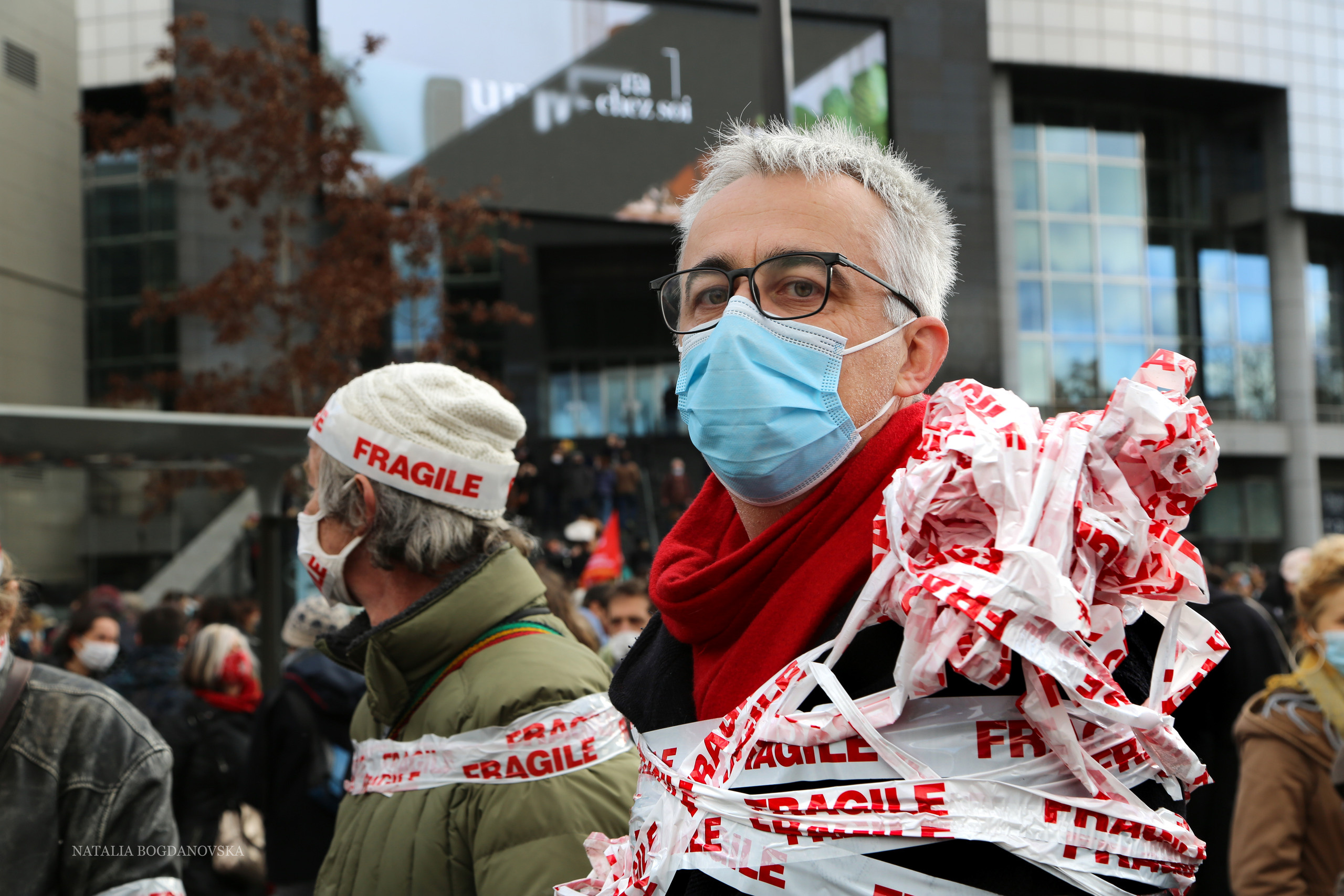 Manif 15 décembre. Natalia Bogdanovska. Films et photographie corporate en France