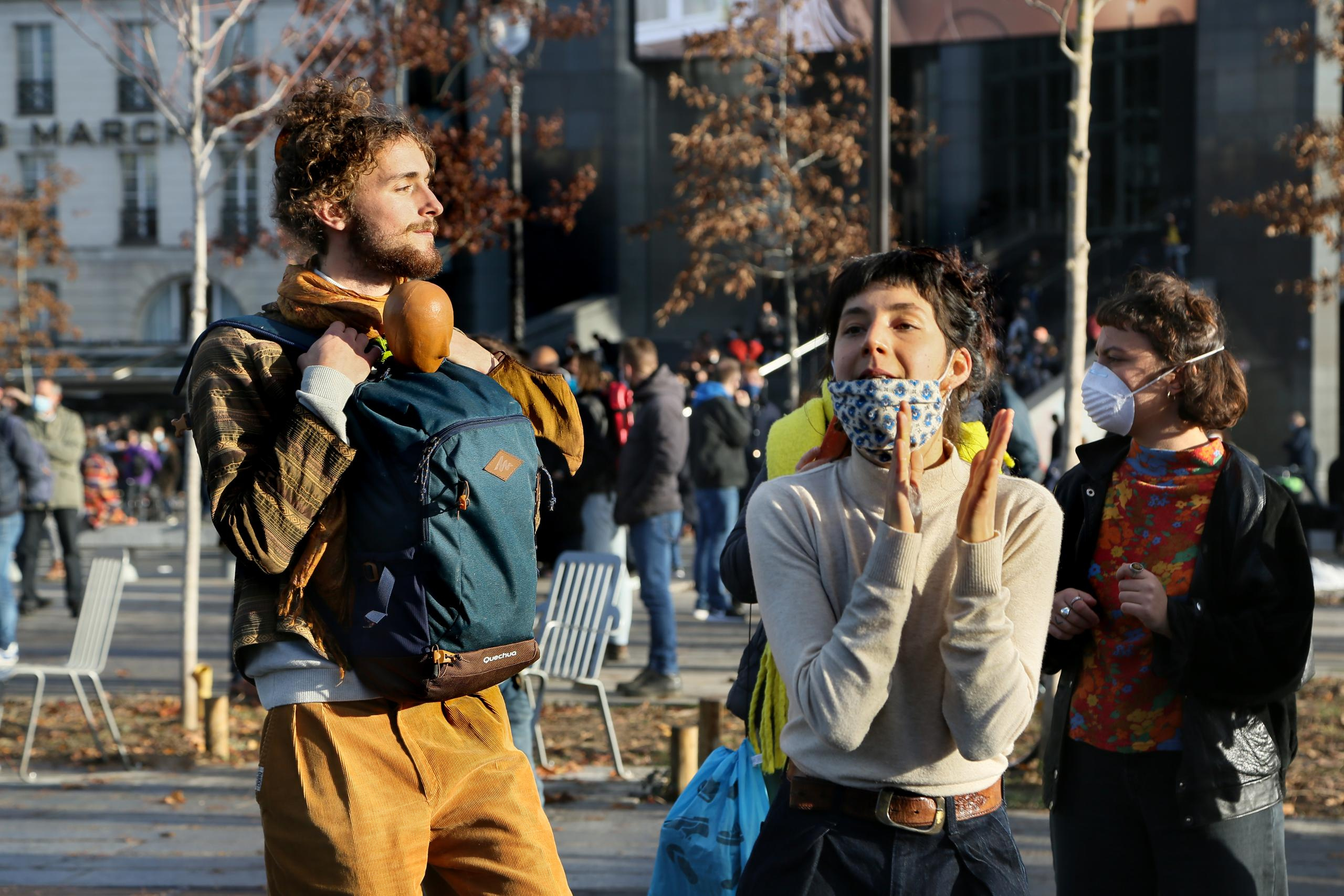 Manif 15 décembre. Natalia Bogdanovska. Films et photographie corporate en France