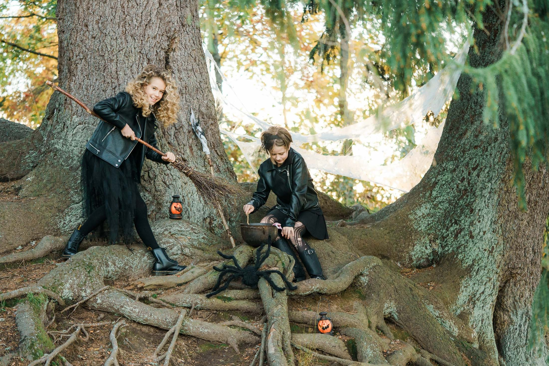 Halloween aiheinen lapsikuvaus