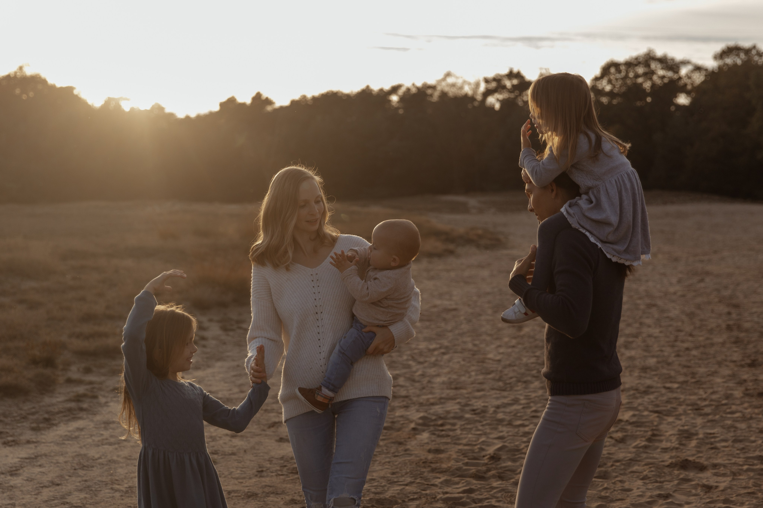 A family day captured. True self