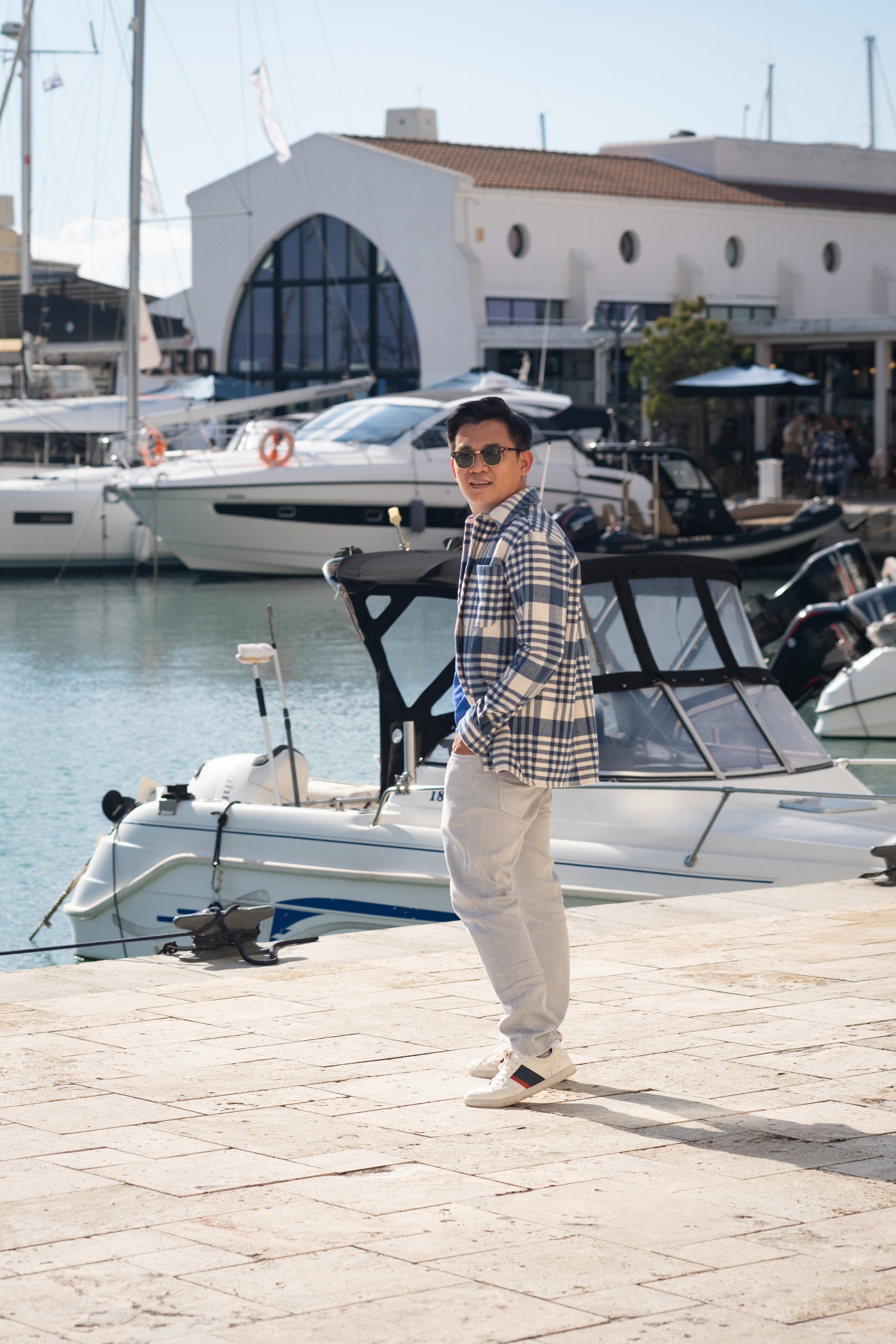 photoshoot in Limassol Marina