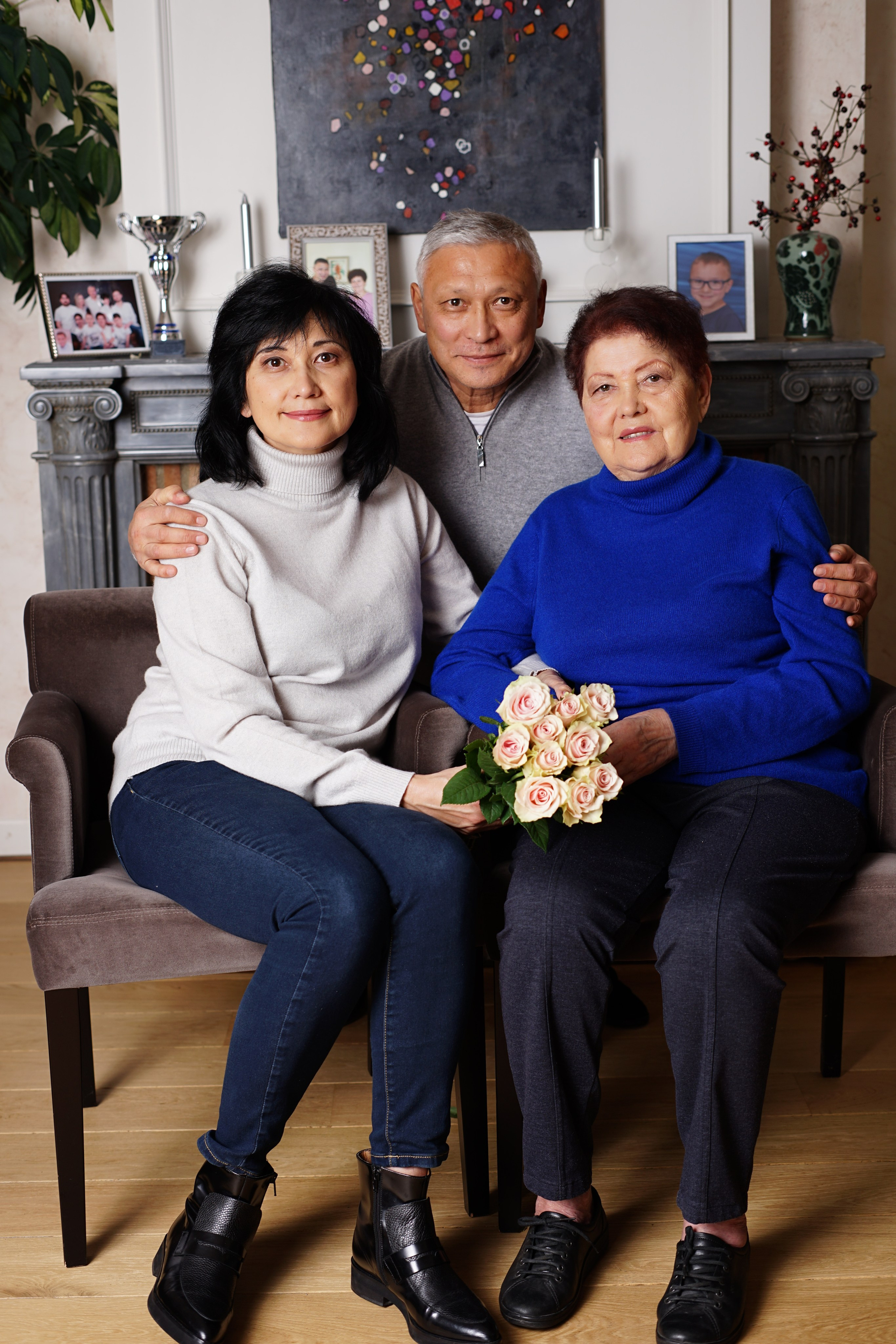 Edouard et sa famille. Petit trésor photos de famille, grossesse et nouveau-né à Roanne