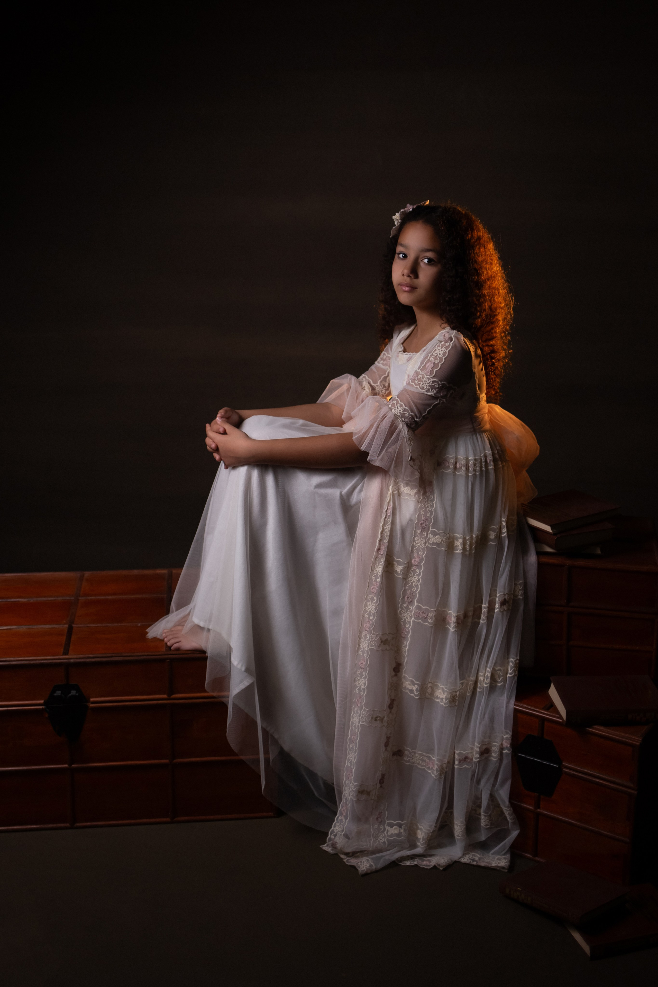 Comunión en el estudio. Fotógrafa profesional en España