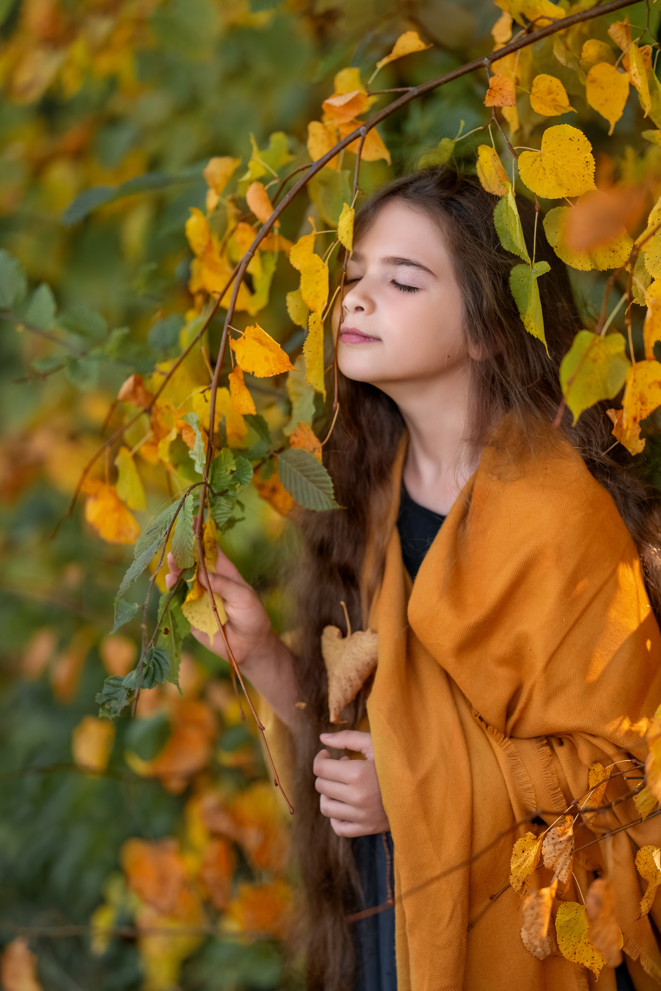 Herbstzeit ,Fotoshooting mit  kleine Prinzessin 
