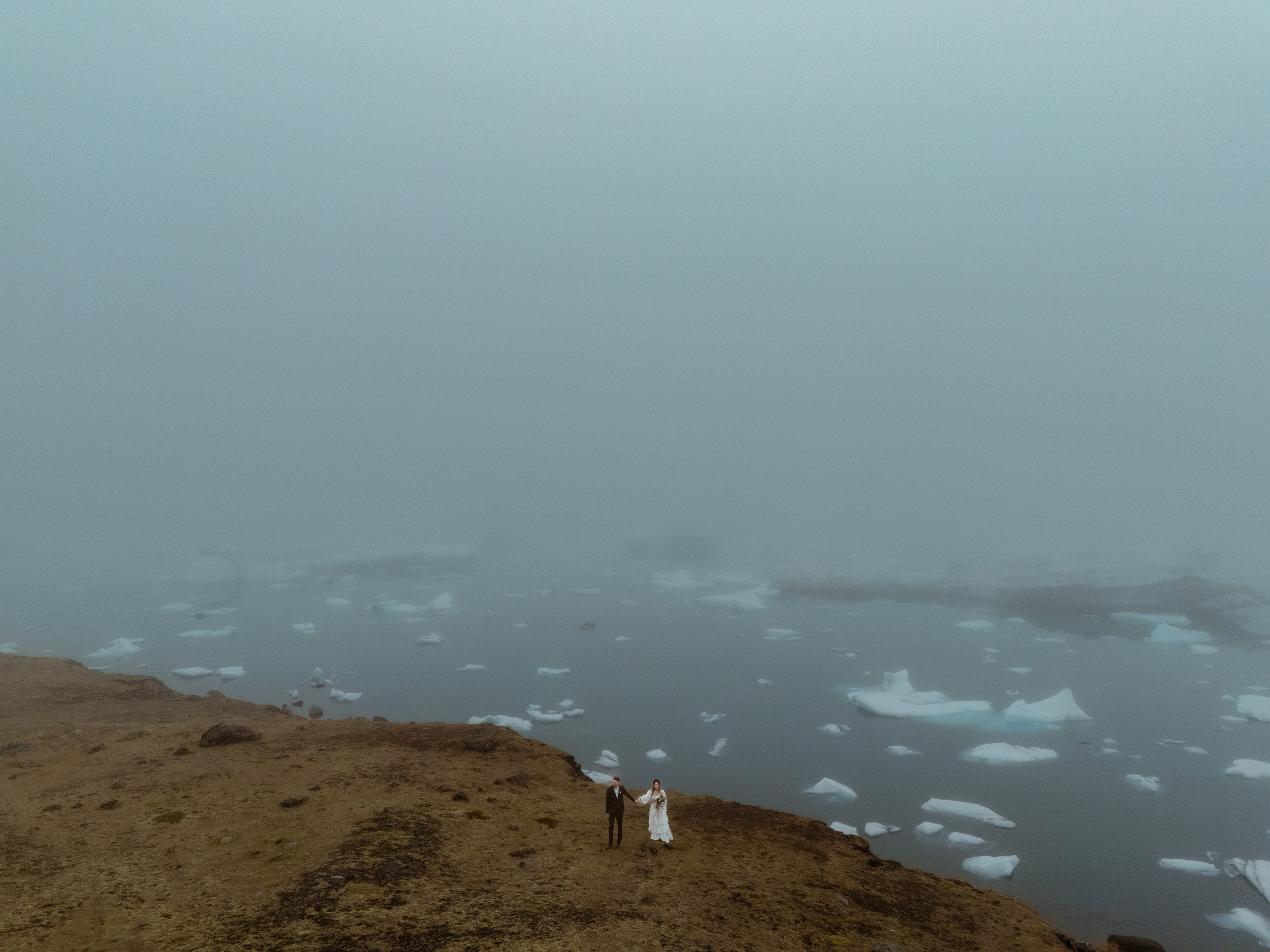 Glacier lagoon wedding photos