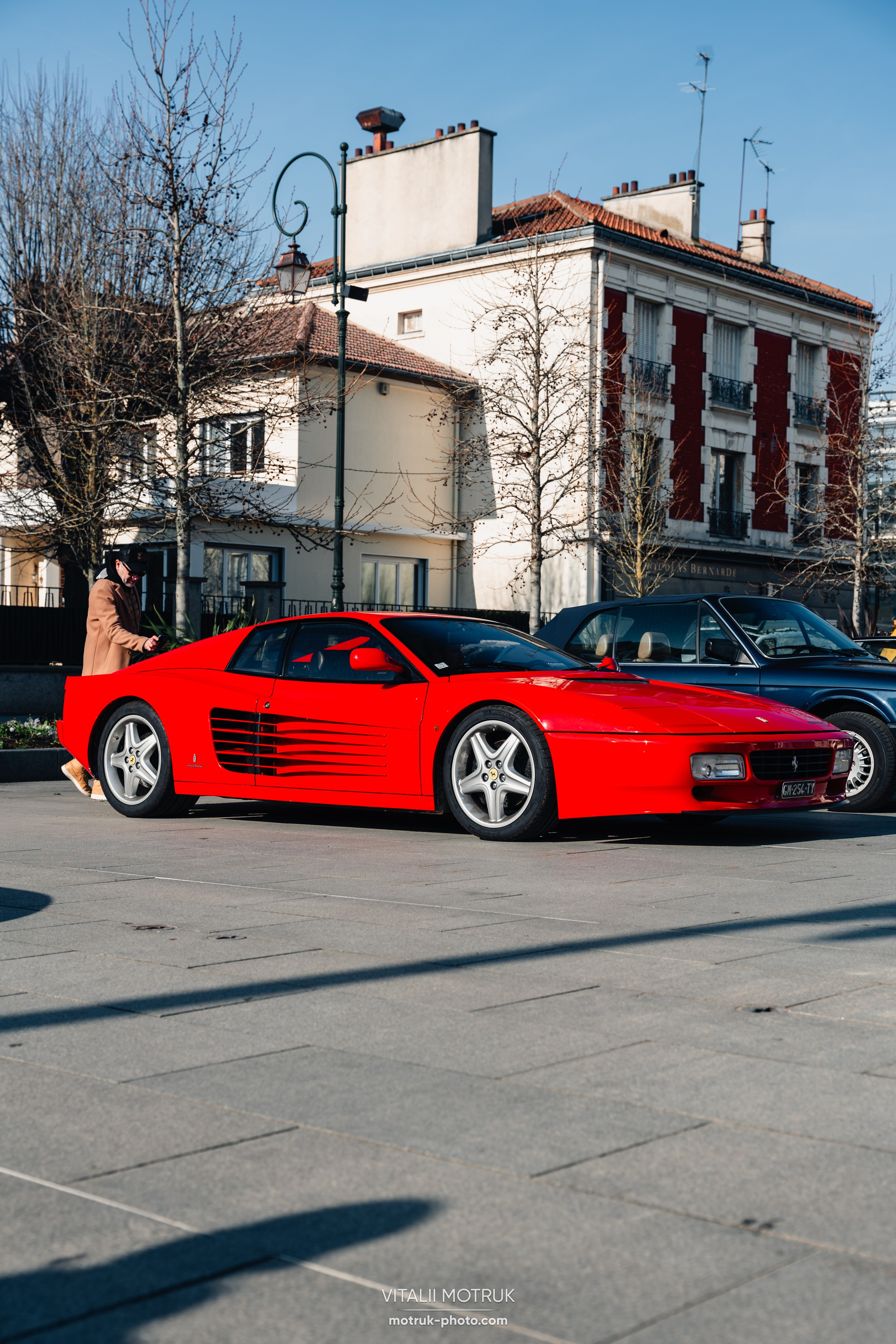 Rassemblement Colombes 16 fevrier 2025. Photographe de voitures à Paris — Vitalii Motruk
