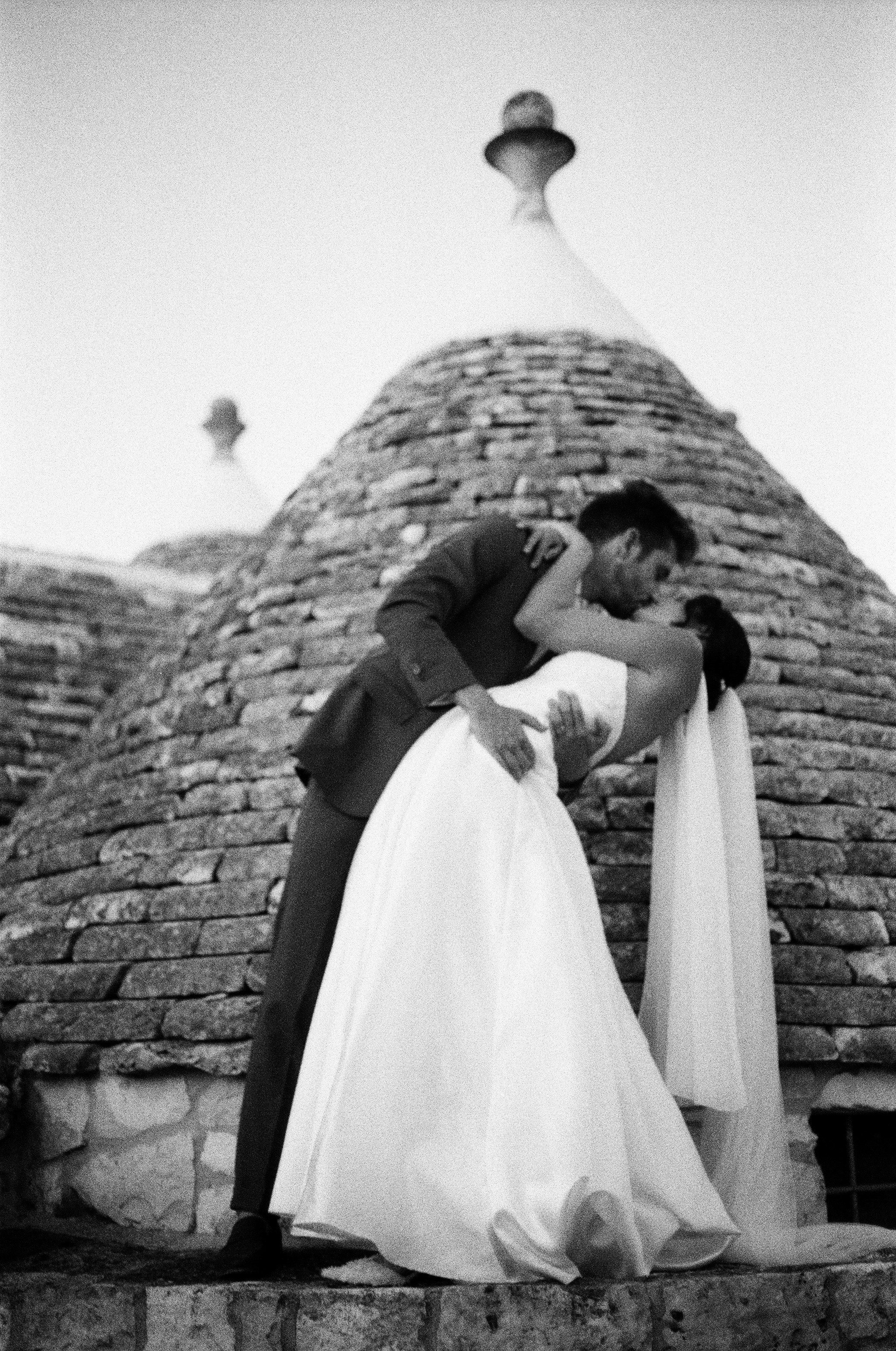 Stephanie & Christian film photos. Wedding photographer Italy