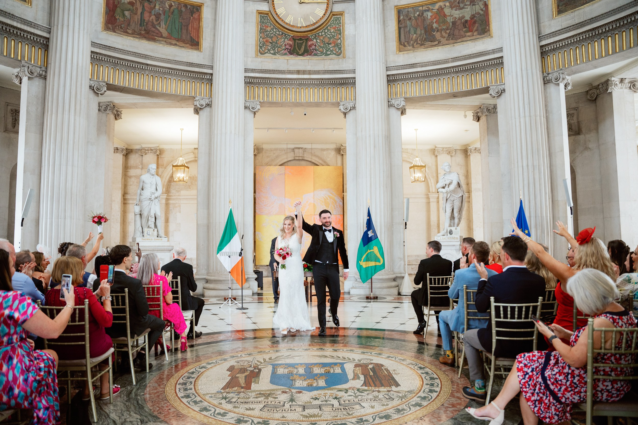 wedding at Dublin City hall, Wedding at City Hall