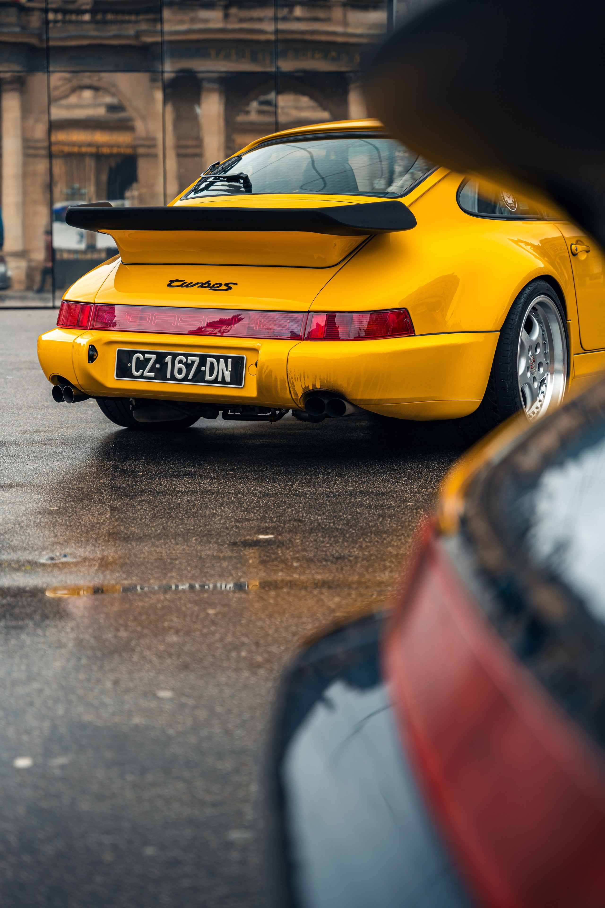 Porsches 964 Turbo. Photographe de voitures à Paris — Vitalii Motruk