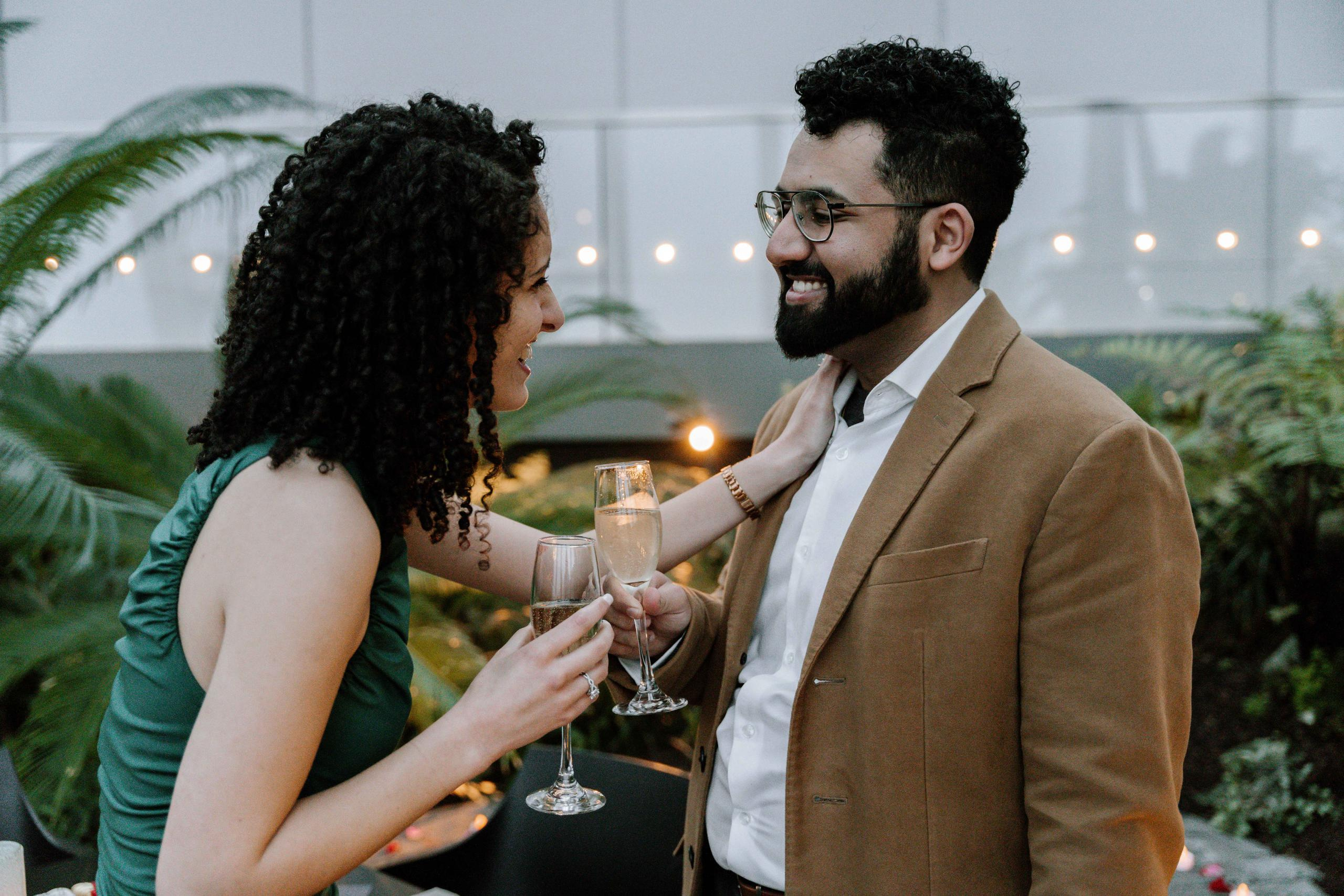Proposal session at Sky Garden. London portrait and family photographer