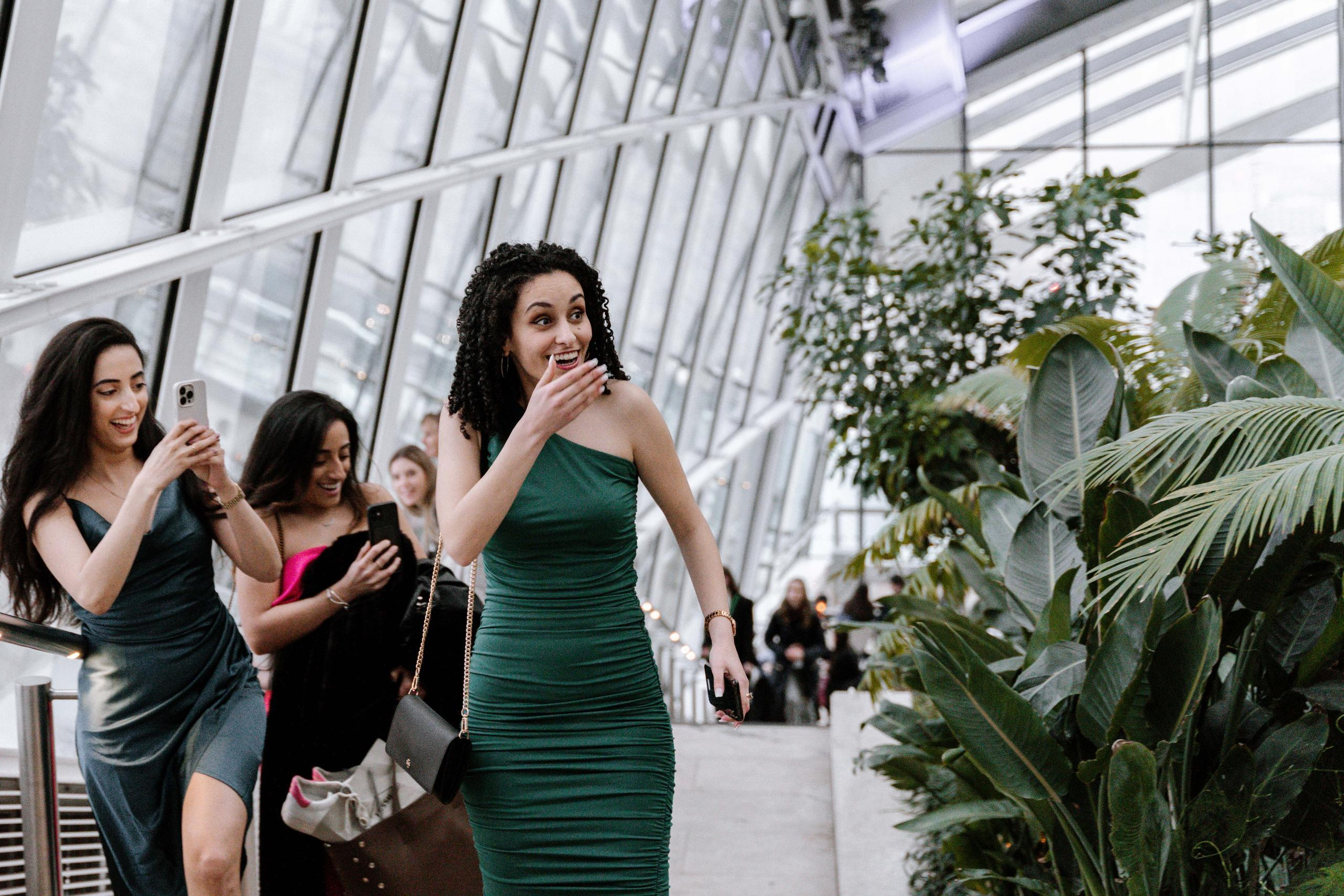 Proposal session at Sky Garden. London portrait and family photographer